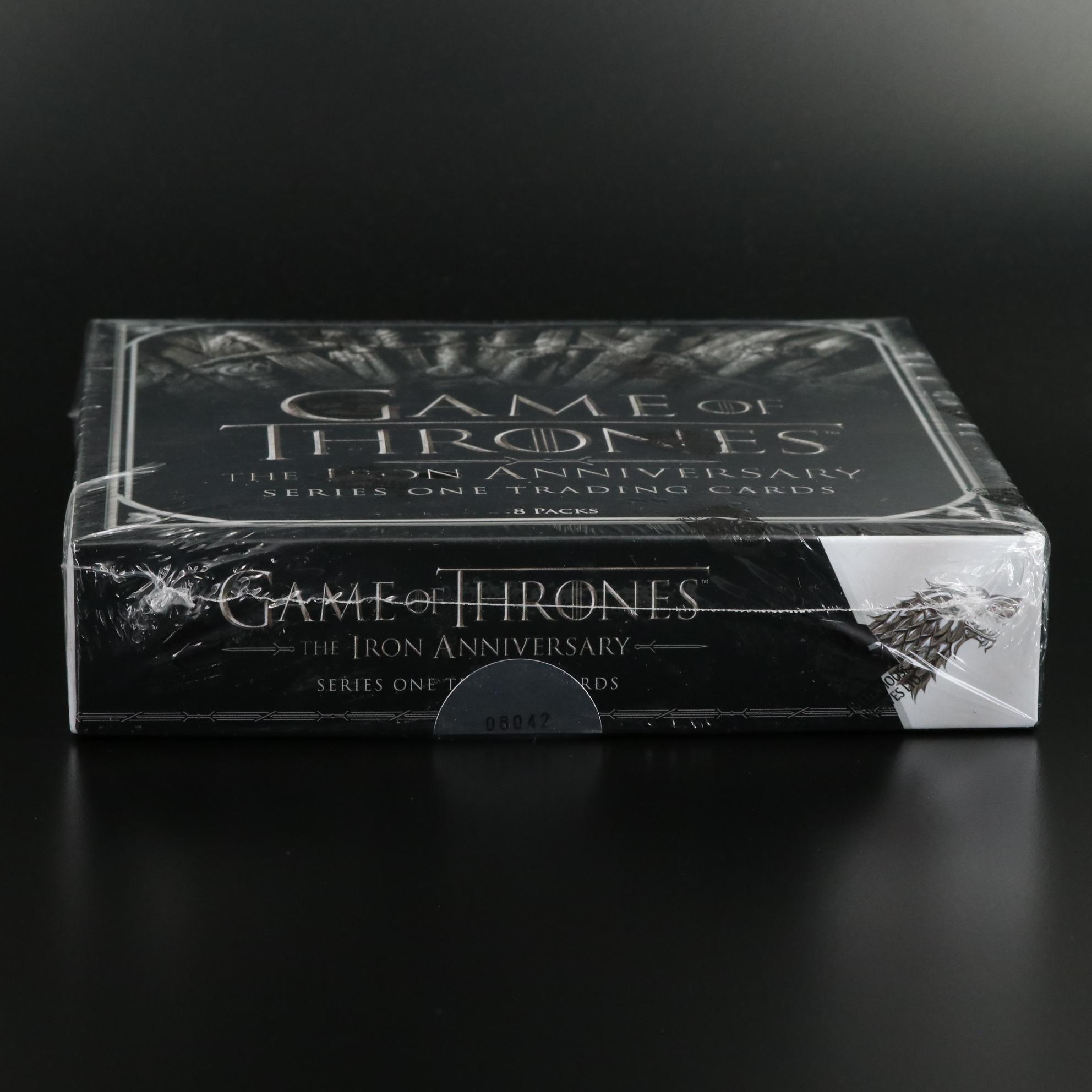 2021 "Game of Thrones" Autographed Iron Anniversary Hobby Box