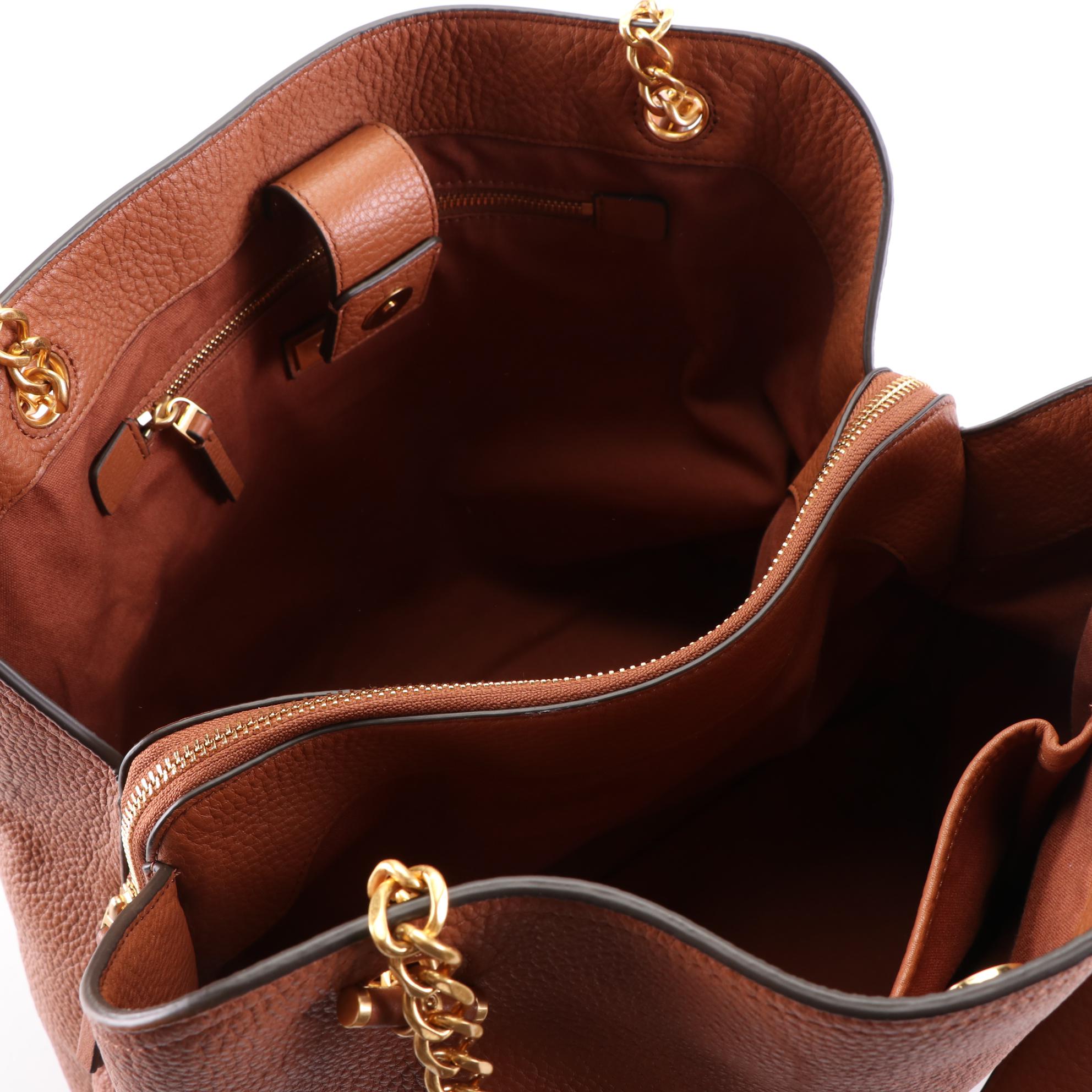 Tory Burch Miller Canvas Crossbody and Chelsea Slouchy Leather Tote