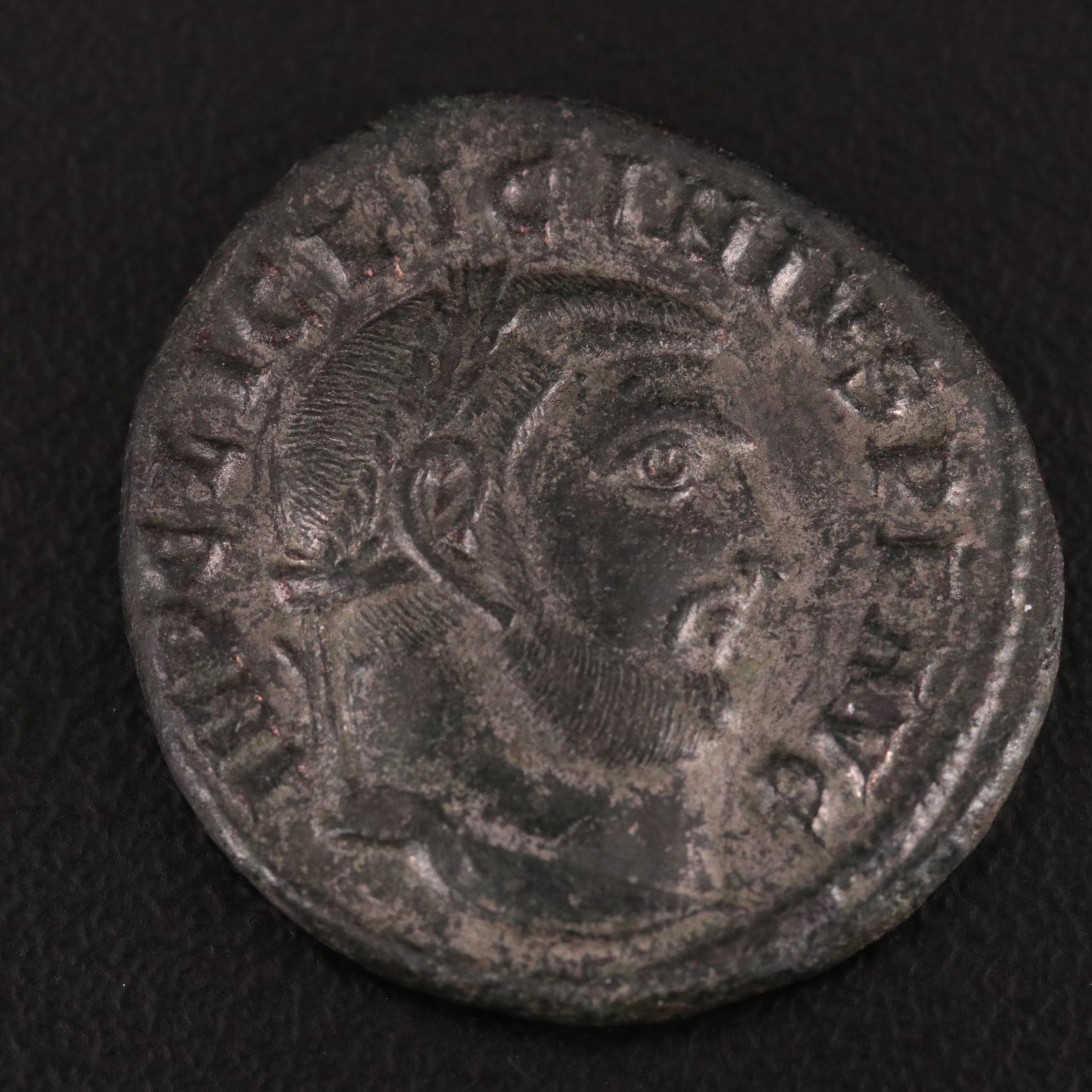 Ancient Roman Imperial Follis Coin of Licinius I, ca. 314 A.D.
