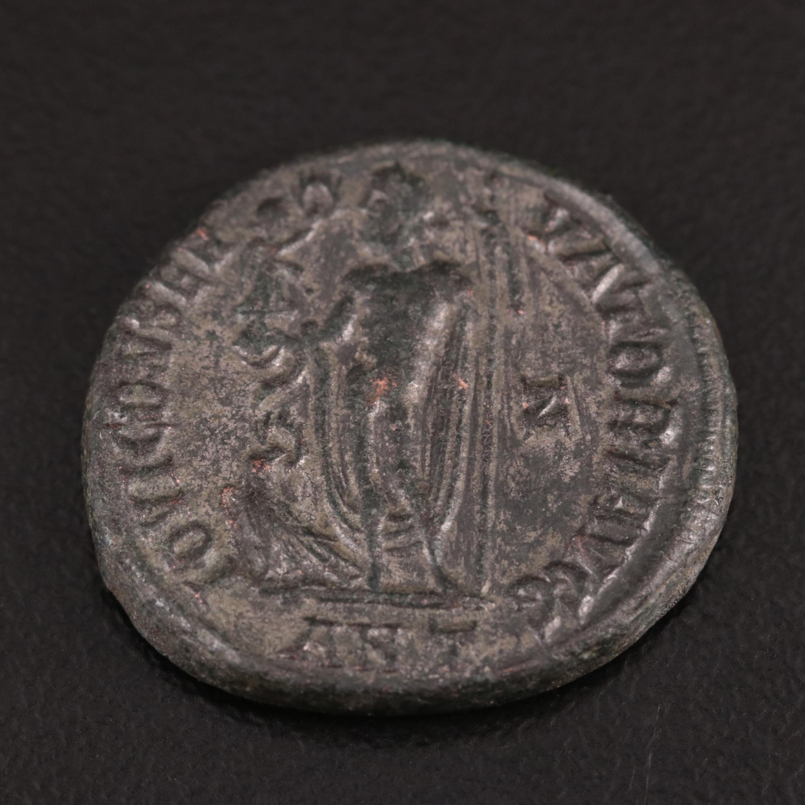 Ancient Roman Imperial Follis Coin of Licinius I, ca. 314 A.D.