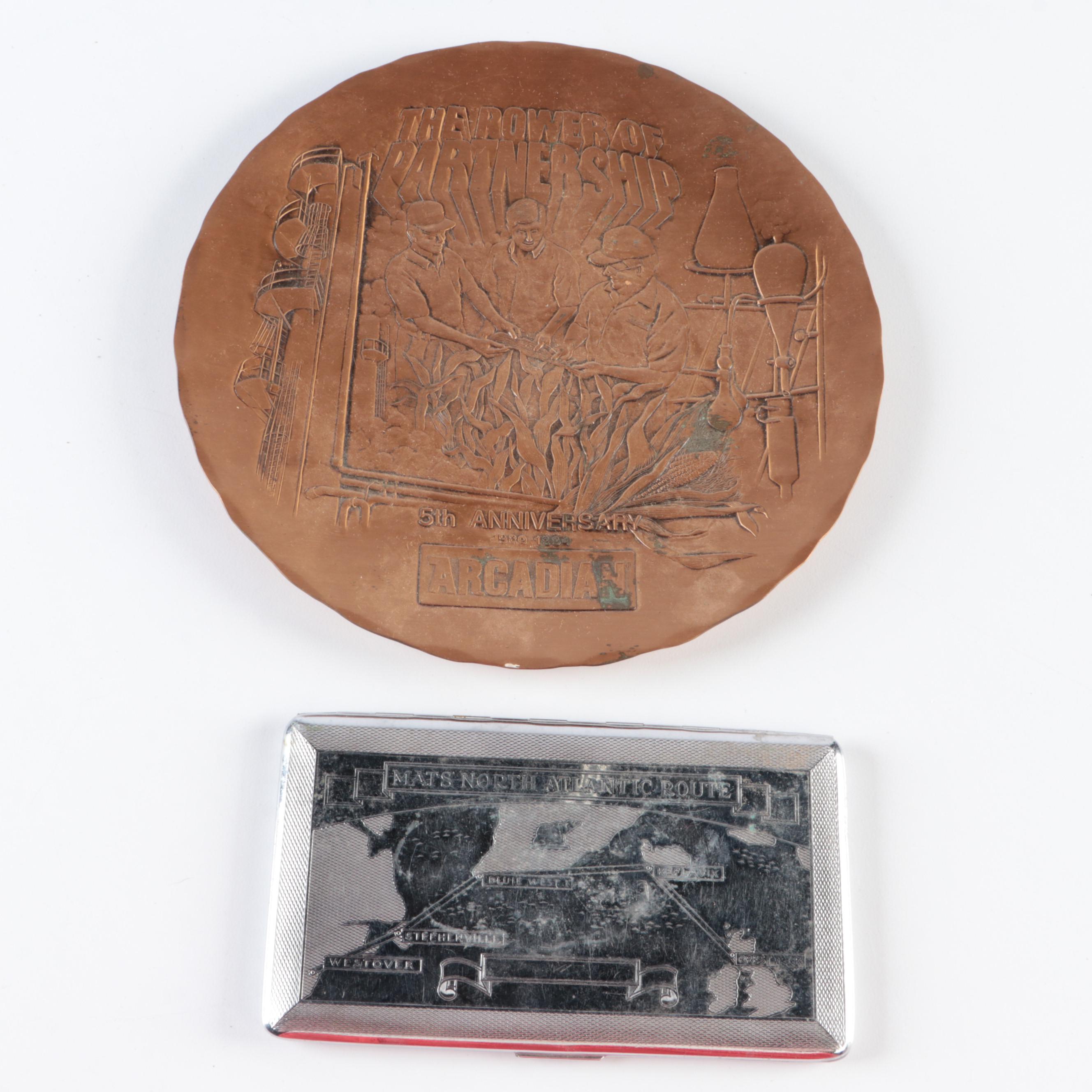 Glass, Metal and Ceramic Ashtrays Featuring Playboy Club, Maisonette