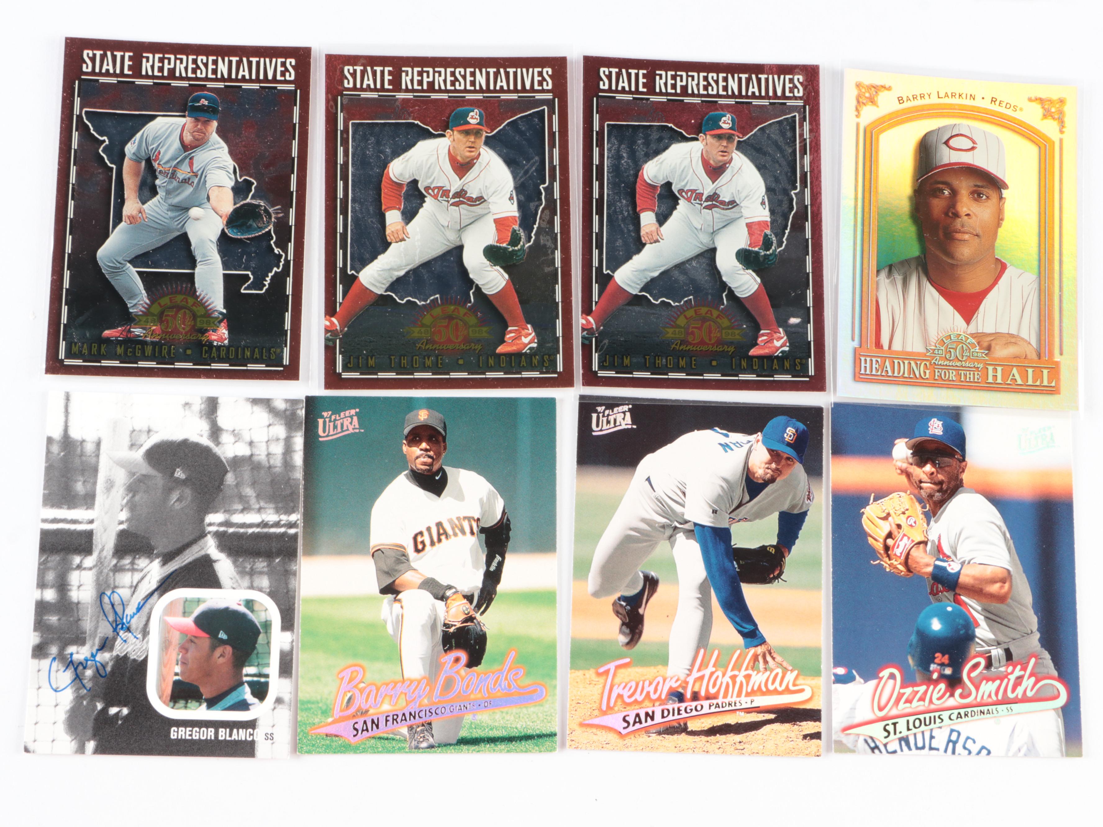 Fleer with More Sports Cards, Reds Facsimile Signed Baseball, Pogs and More