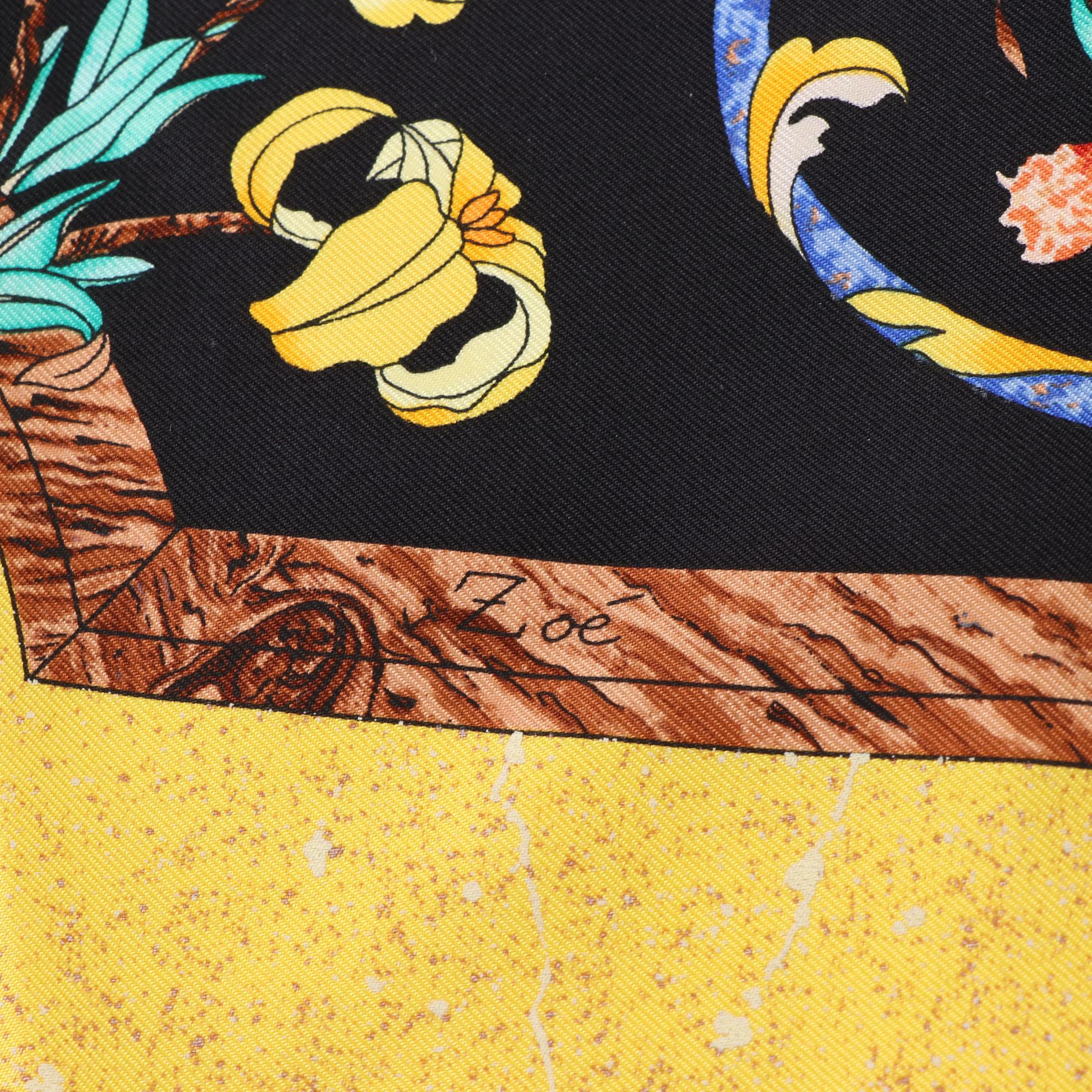 Hermès "Pierres d'Orient et d'Occident" Scarf 90 in Silk Twill