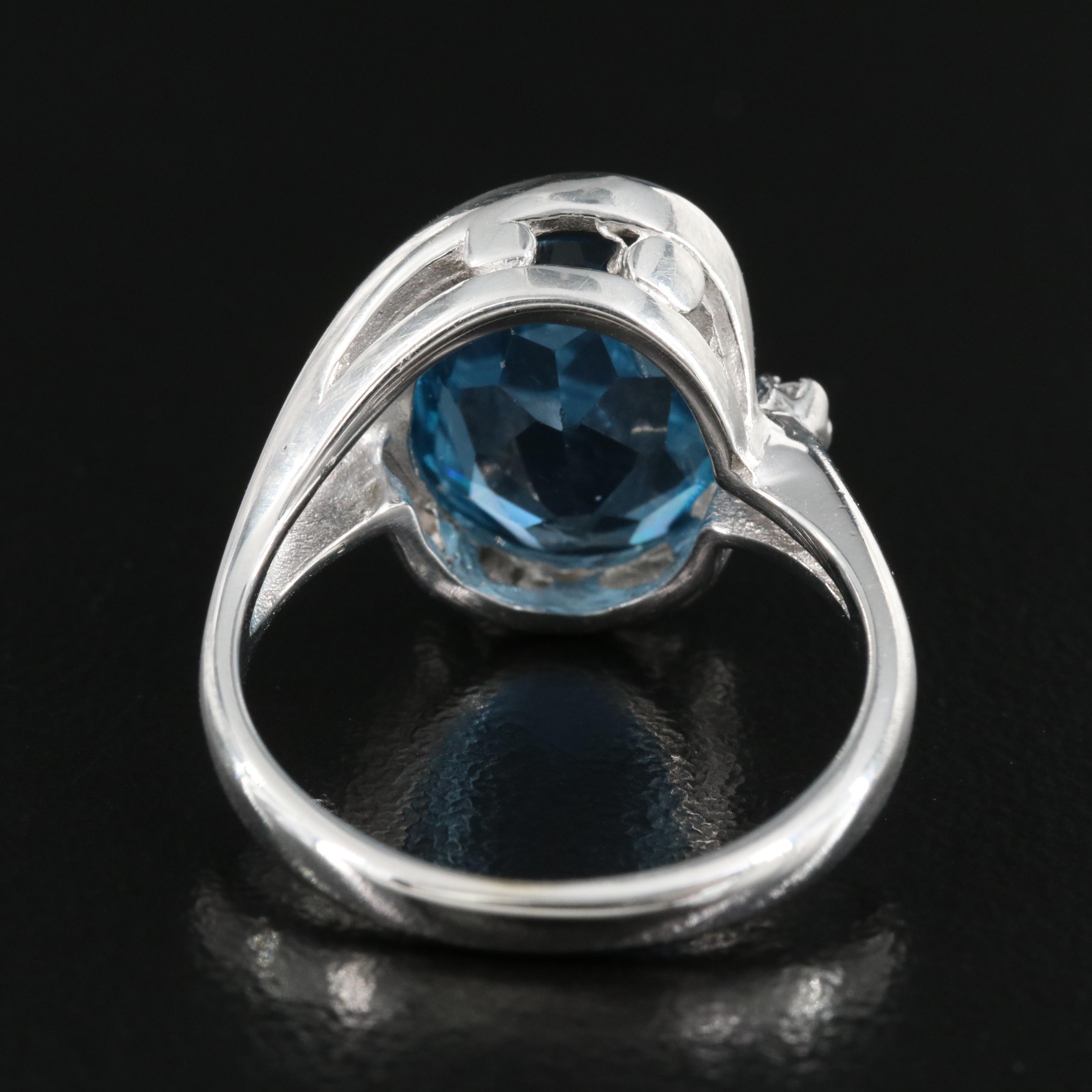 Dason 14K Spinel and Diamond Ring