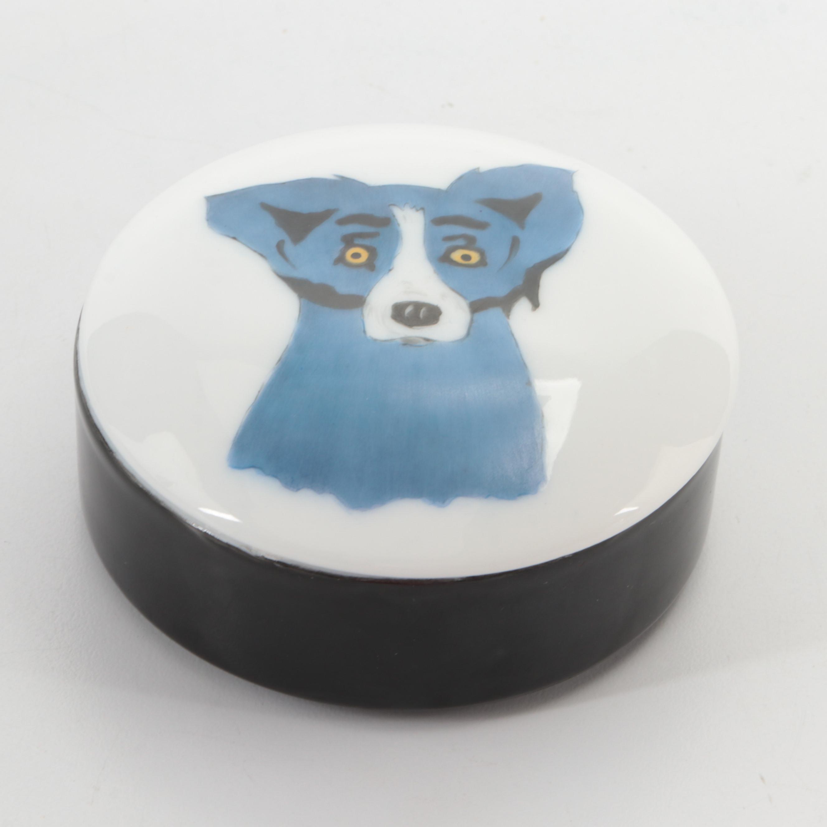 Royal Gallery "Gold Buffet" and Other Plates with Hand-Painted Porcelain Box