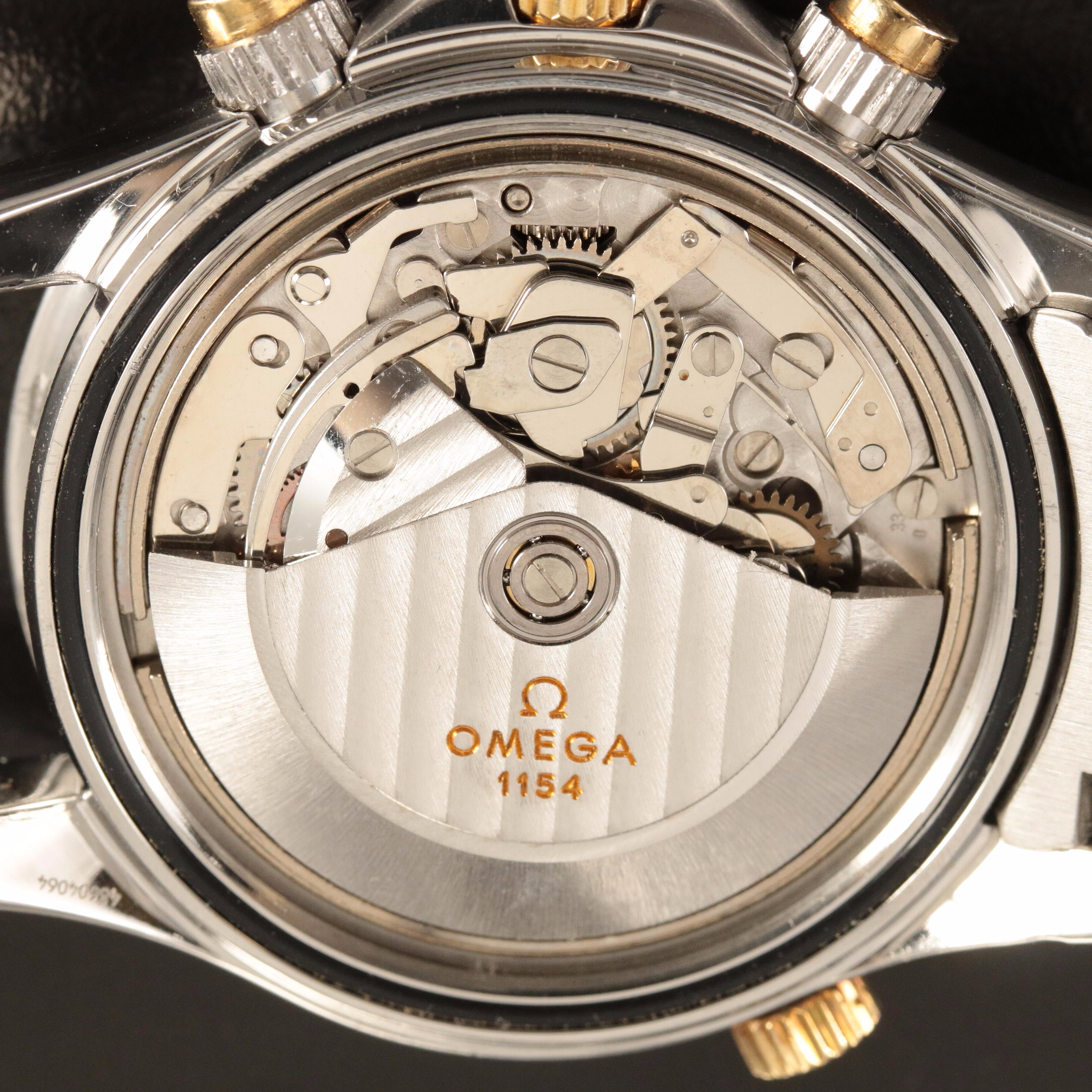 Omega Seamaster Pro Diver 18K Gold and Steel Chronograph Watch