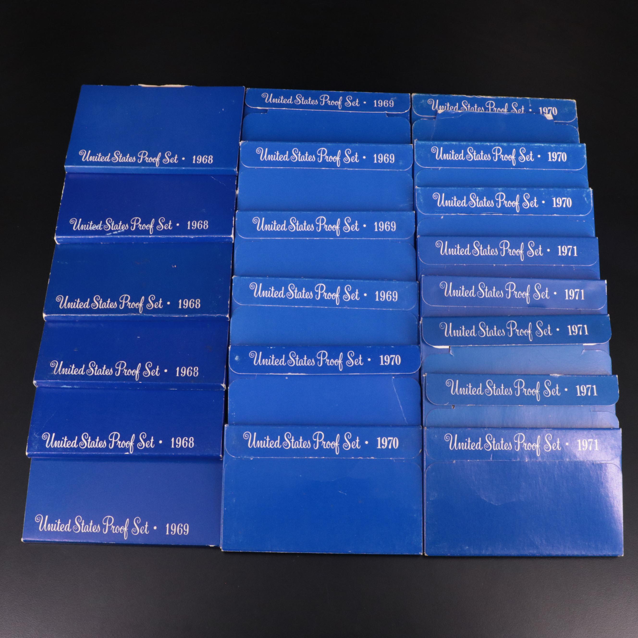 Twenty U.S. Mint Proof Sets