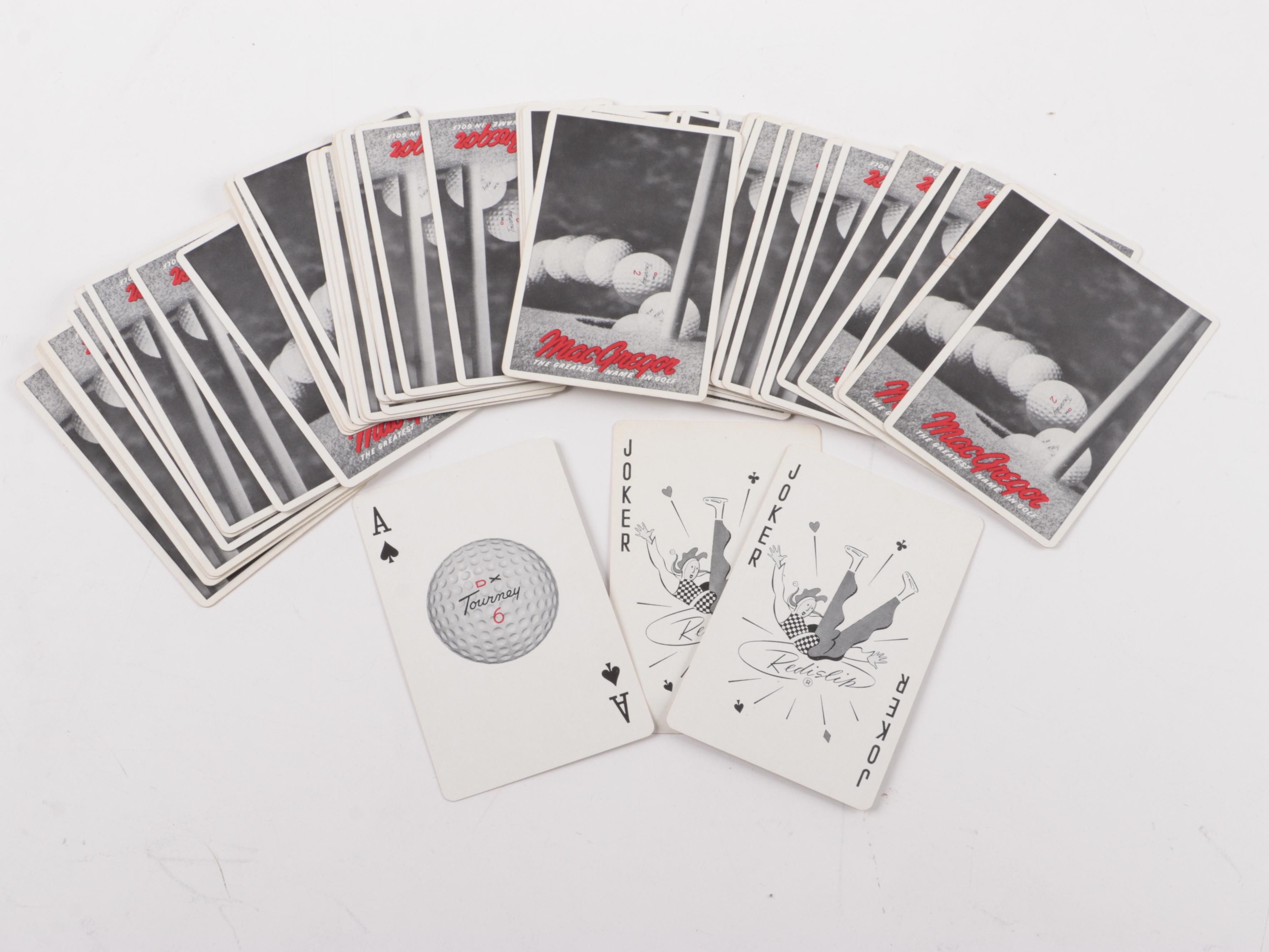 Stroh's Beer Playing Cards with Other Playing Cards and Poker Chips