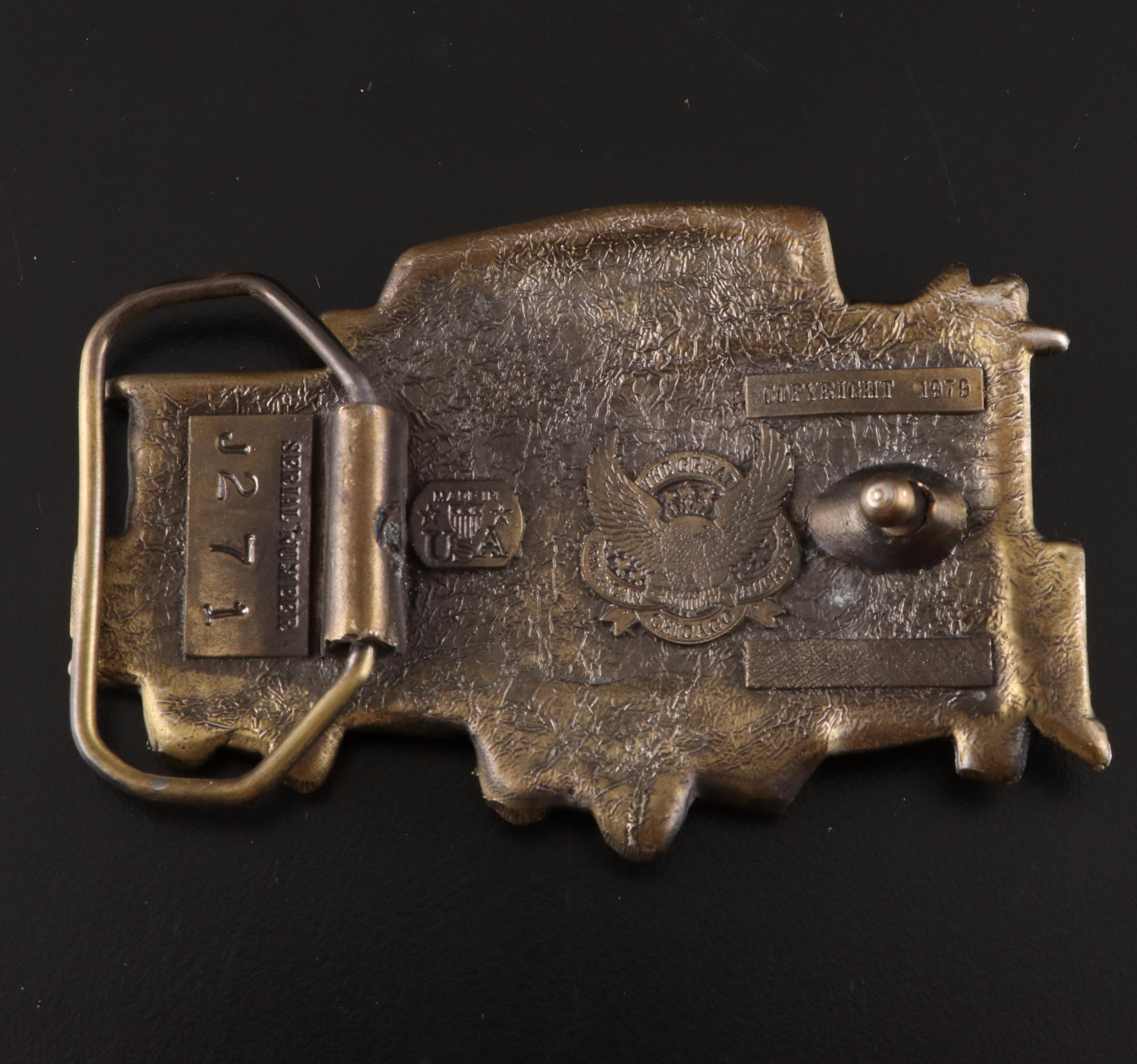 Licensed NBA Chicago Bulls Buckle and The Great American Buckle Co. Buckles