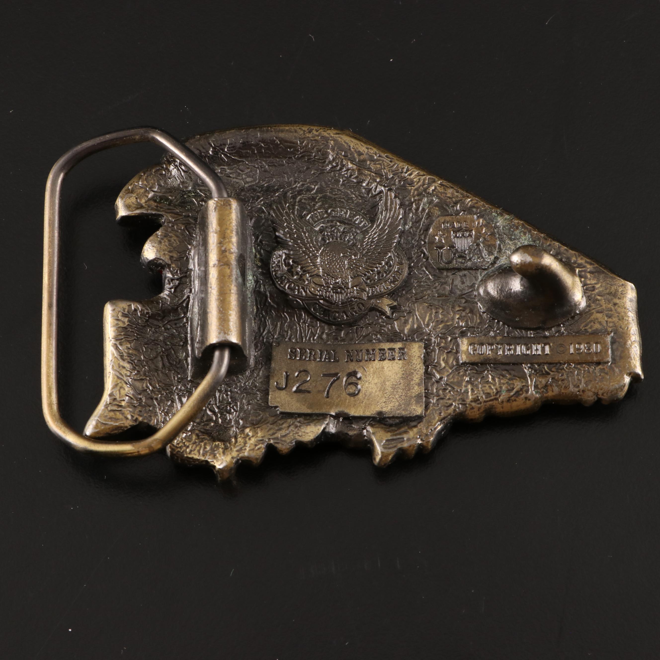 Licensed NBA Chicago Bulls Buckle and The Great American Buckle Co. Buckles