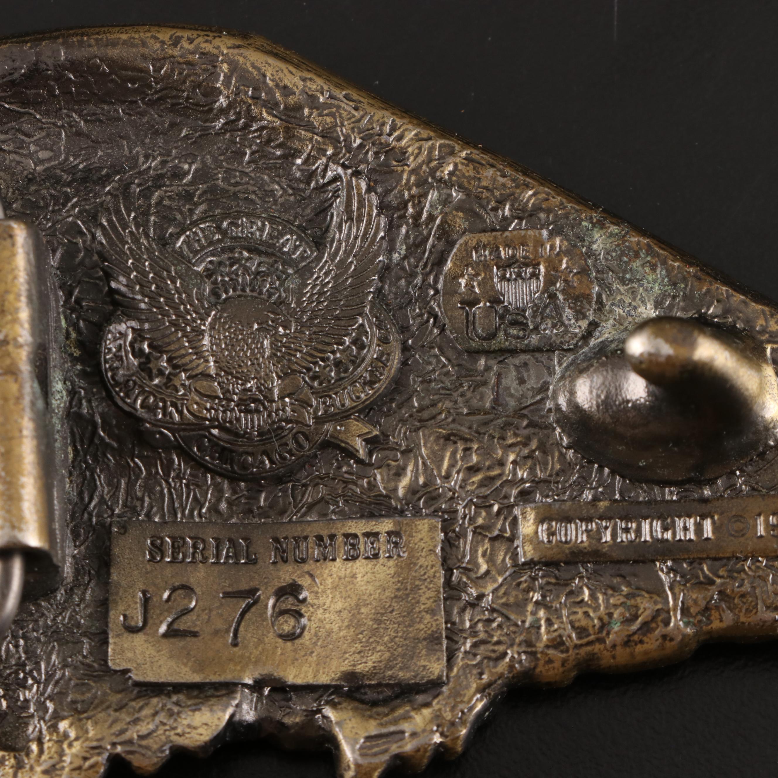 Licensed NBA Chicago Bulls Buckle and The Great American Buckle Co. Buckles