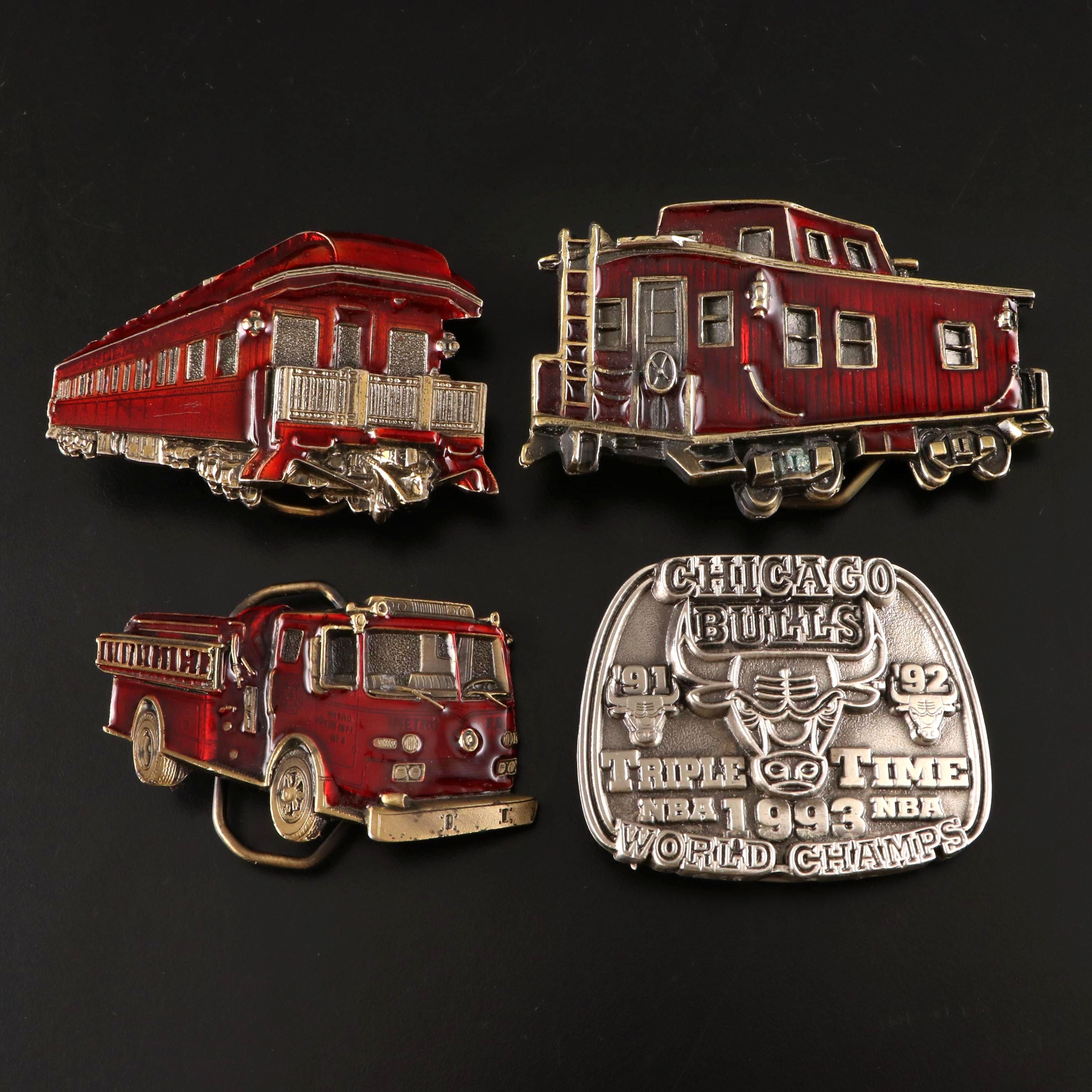 Licensed NBA Chicago Bulls Buckle and The Great American Buckle Co. Buckles