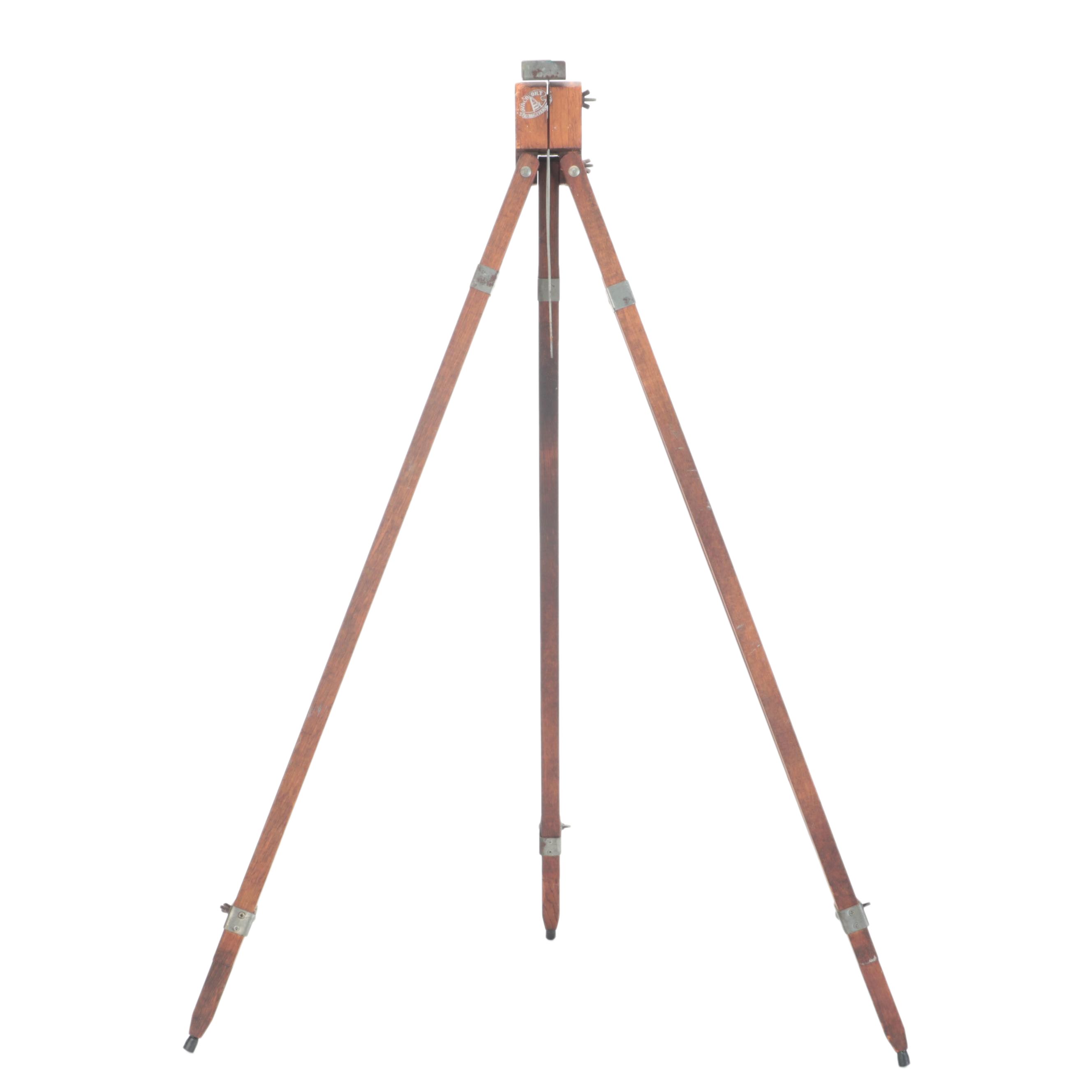 Anco Bilt Wooden Tripod Painting Easel, Mid-20th Century