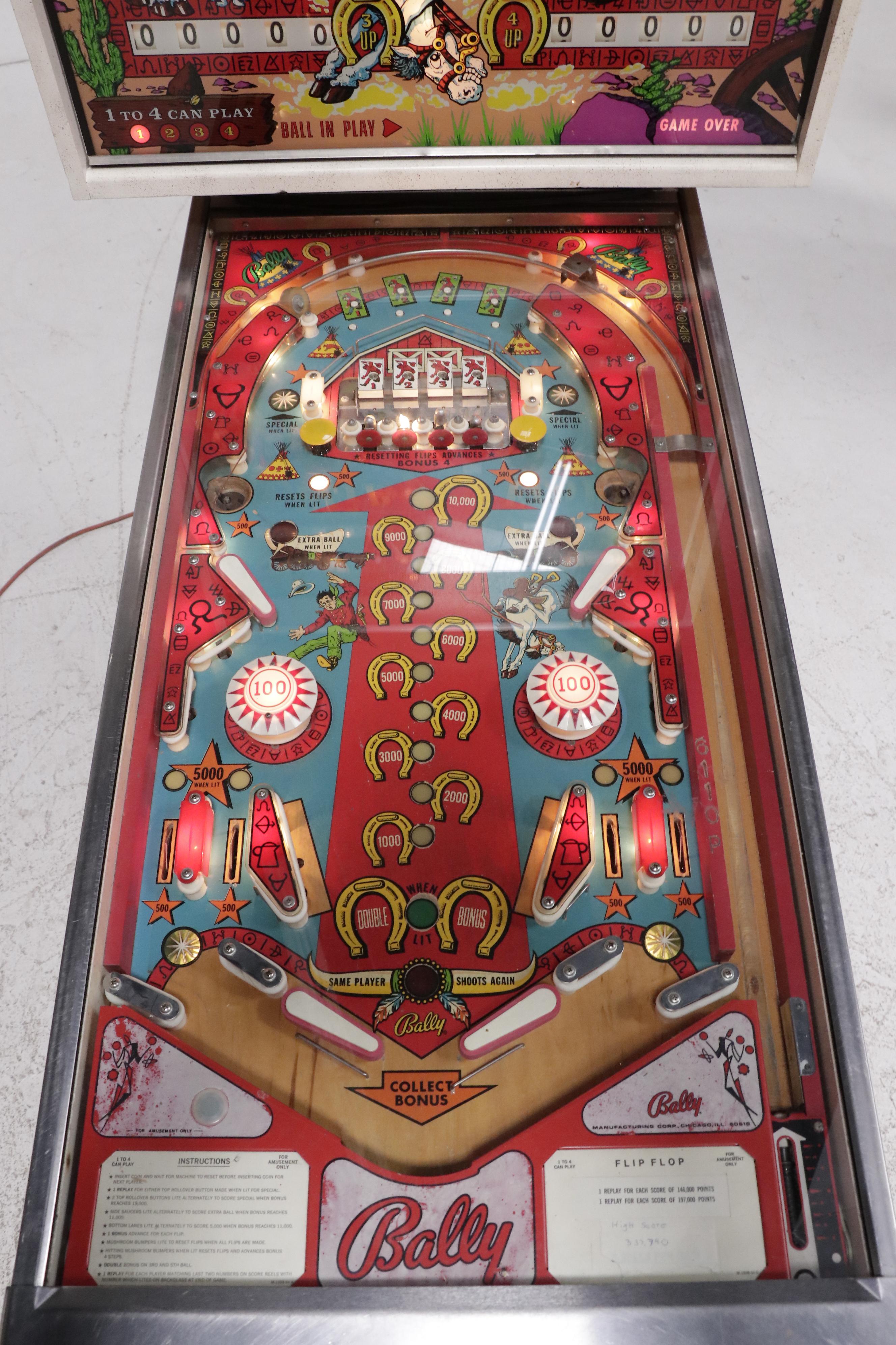 Bally Flip Flop! Pinball Machine, 1976