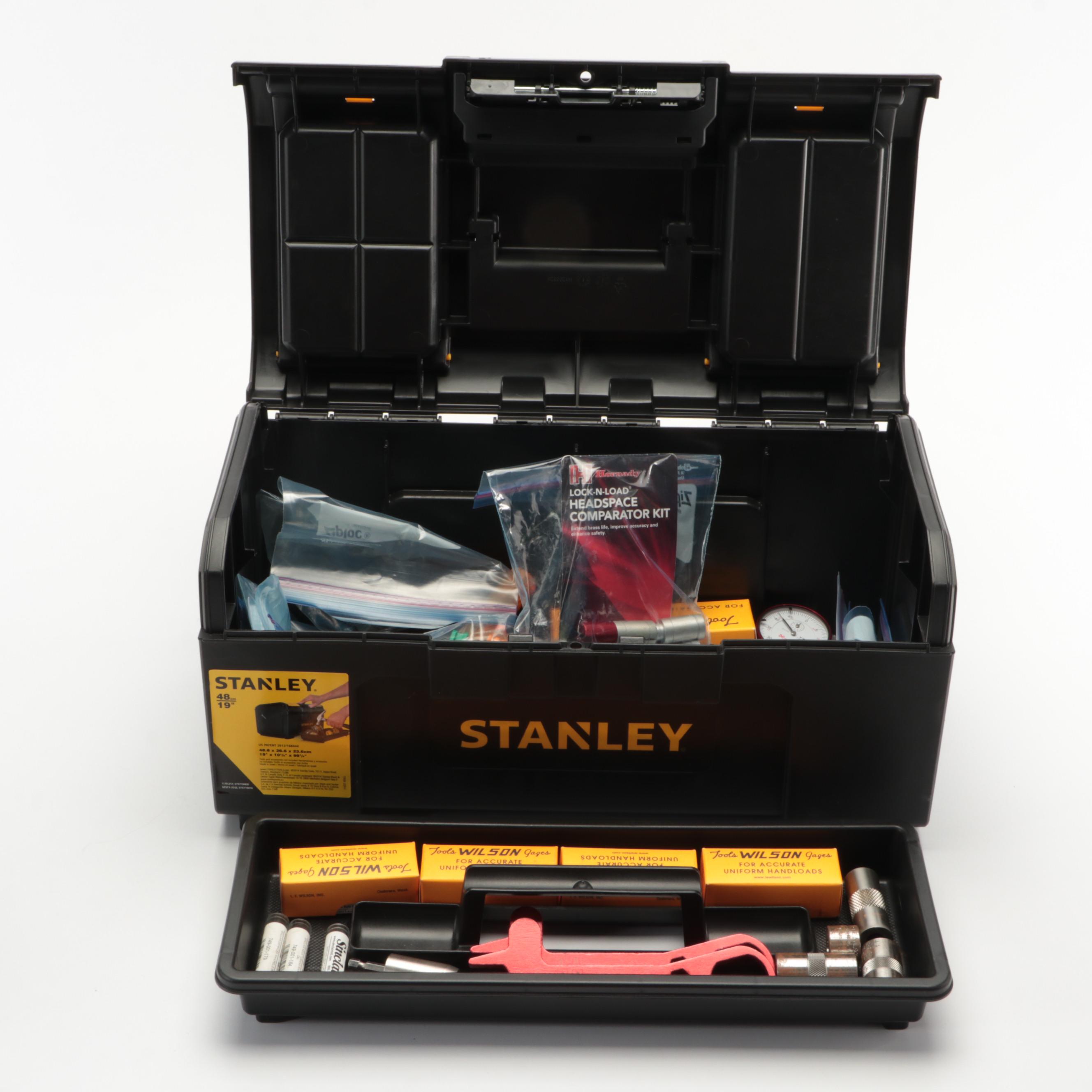 Hornady Lock-n-Load Concentricity Tool with Other Reloading Tools