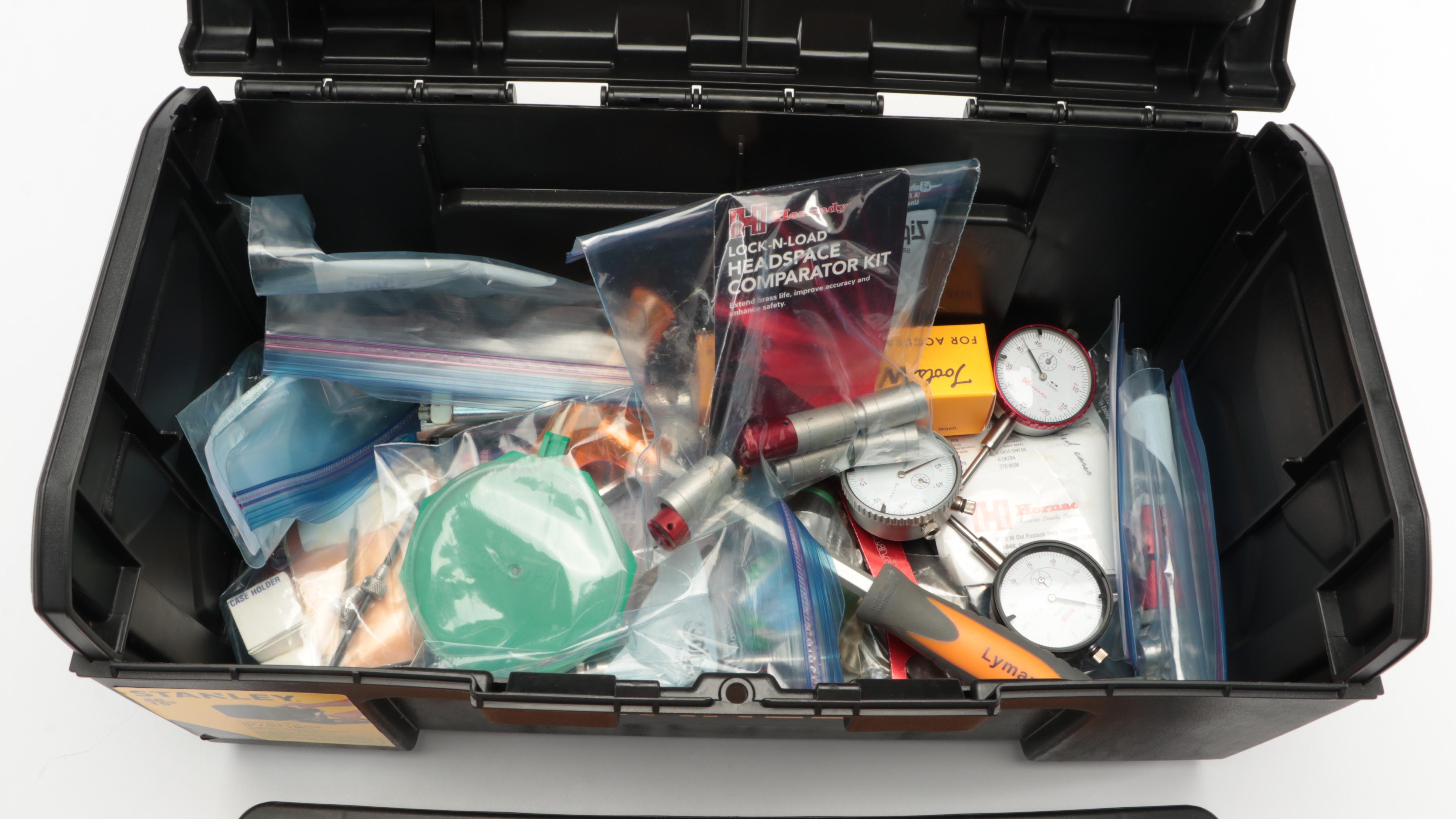 Hornady Lock-n-Load Concentricity Tool with Other Reloading Tools