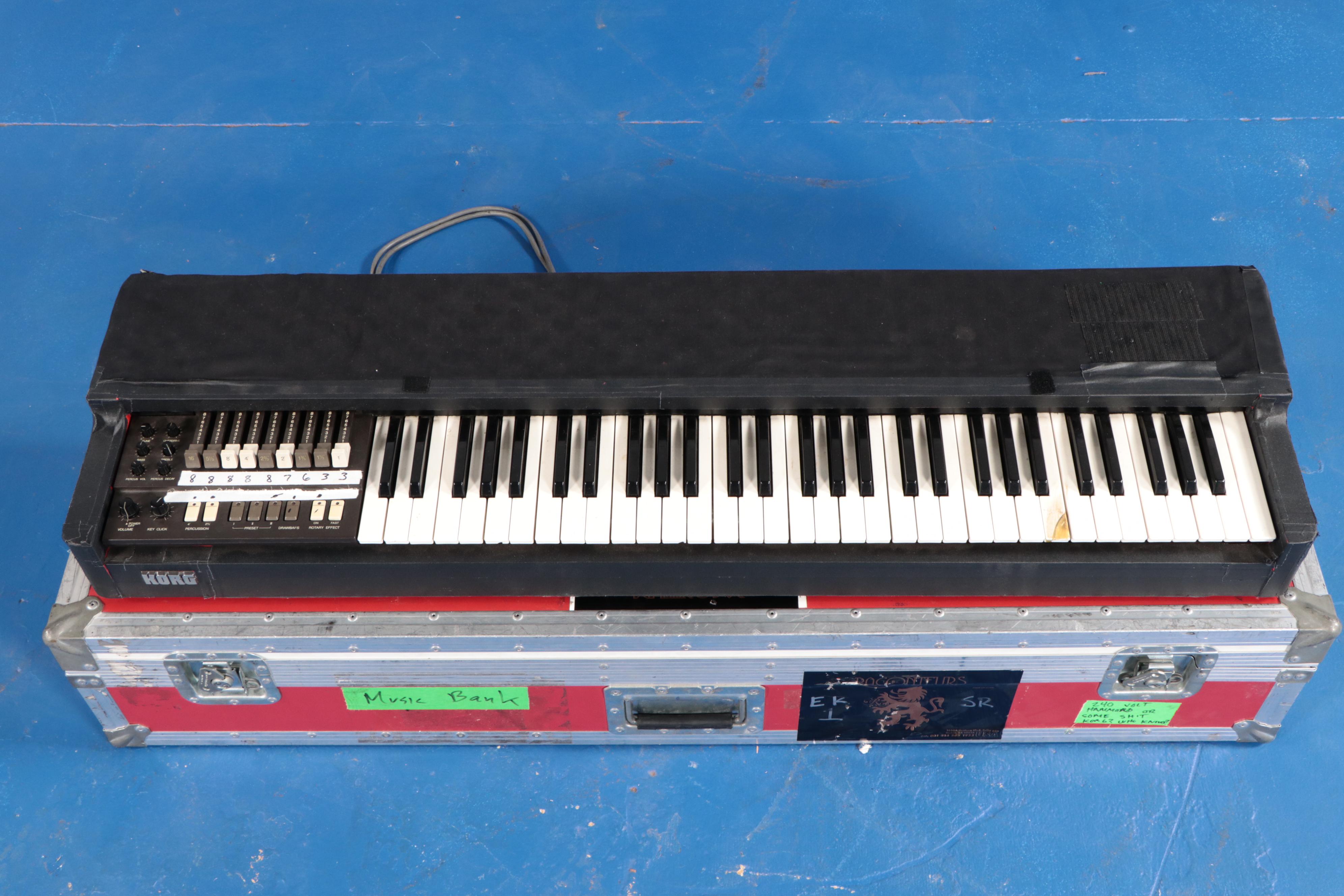 Korg CX-3 Electric Keyboard with Metal Equipment Case
