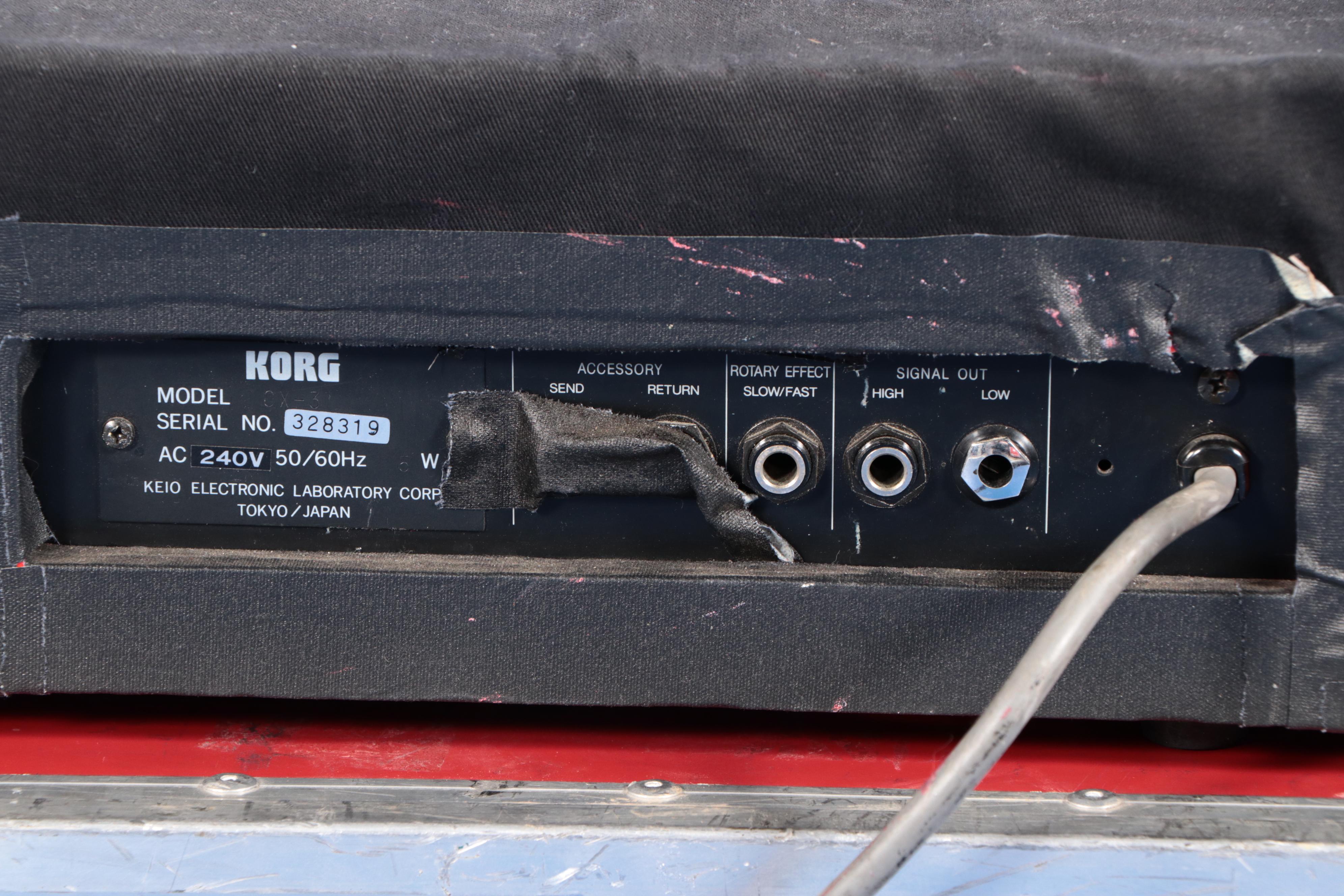 Korg CX-3 Electric Keyboard with Metal Equipment Case