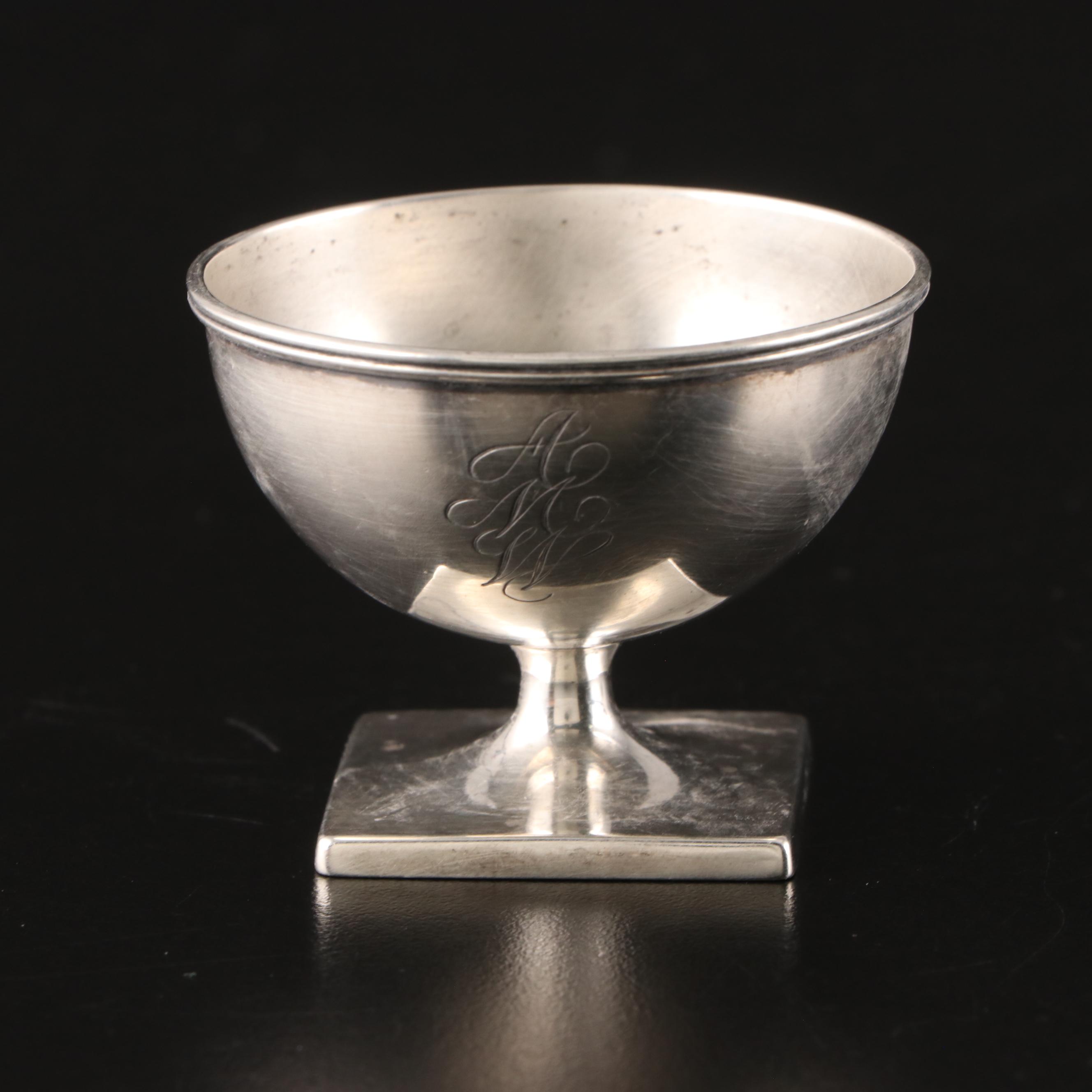 Gorham Sterling Silver Salt Cellars, Retailed by Theodore B. Starr