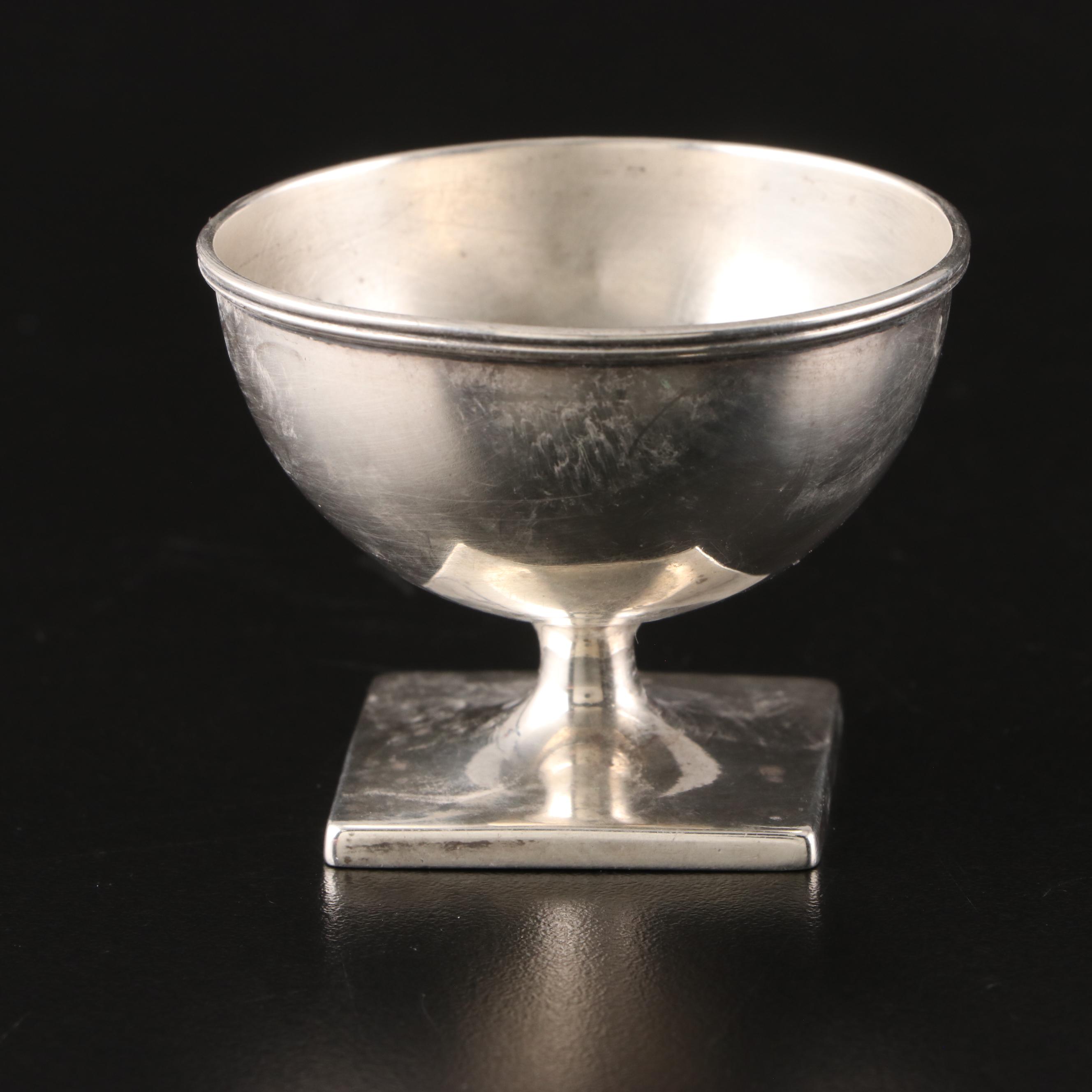 Gorham Sterling Silver Salt Cellars, Retailed by Theodore B. Starr