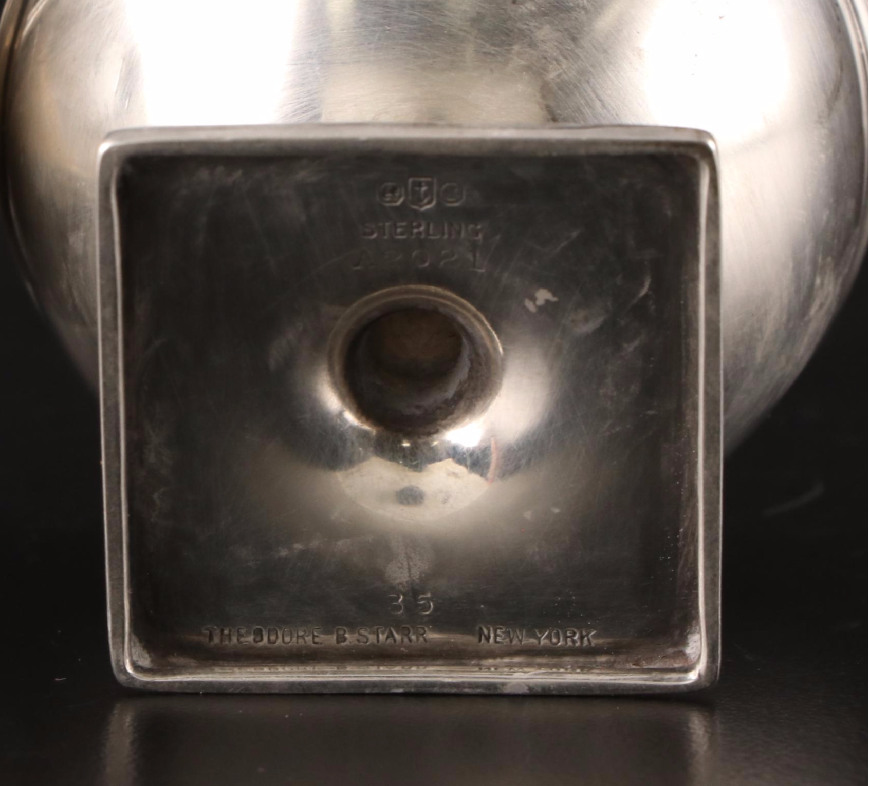 Gorham Sterling Silver Salt Cellars, Retailed by Theodore B. Starr