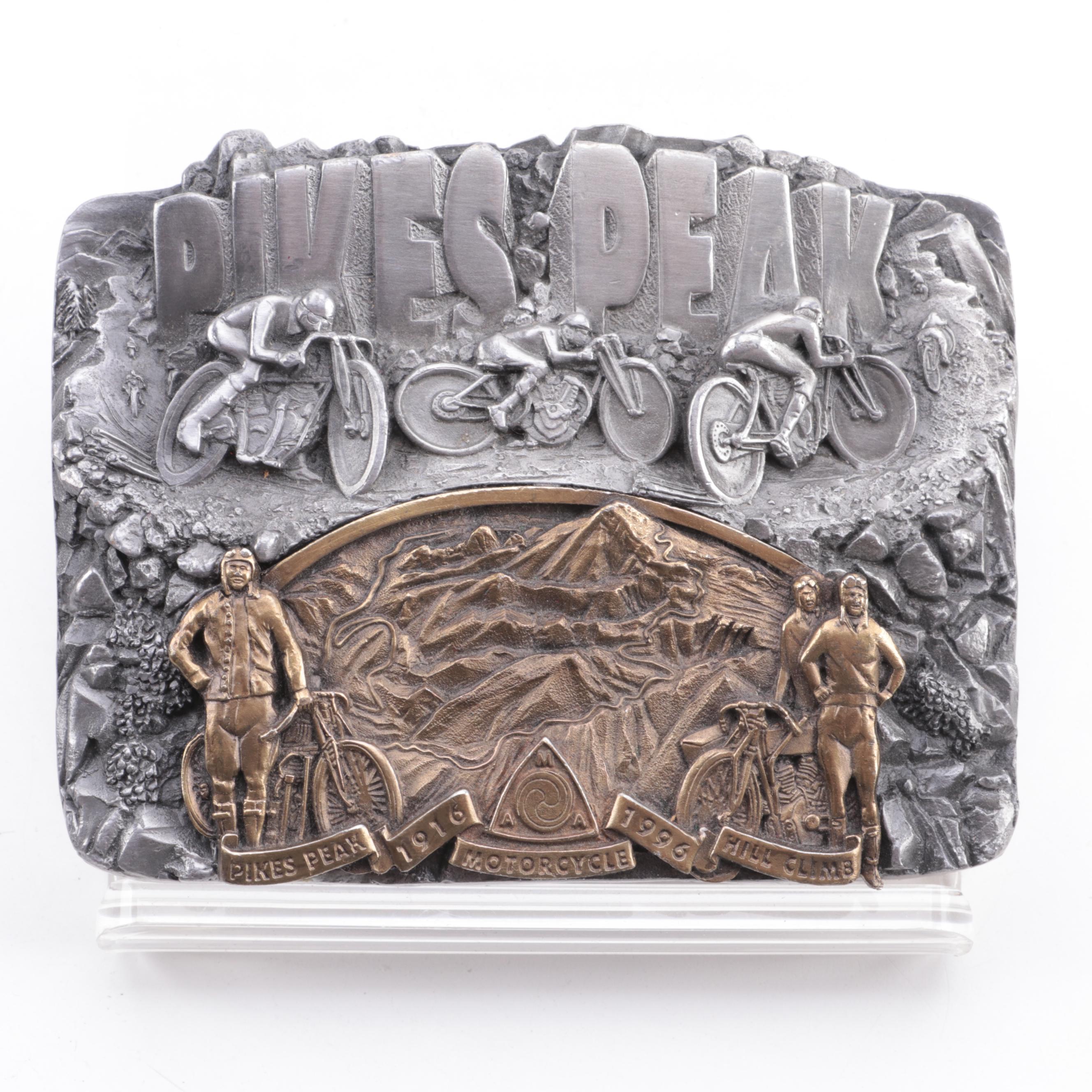 Disney Studio Adventures and Other Metal Belt Buckles, Late 20th Century