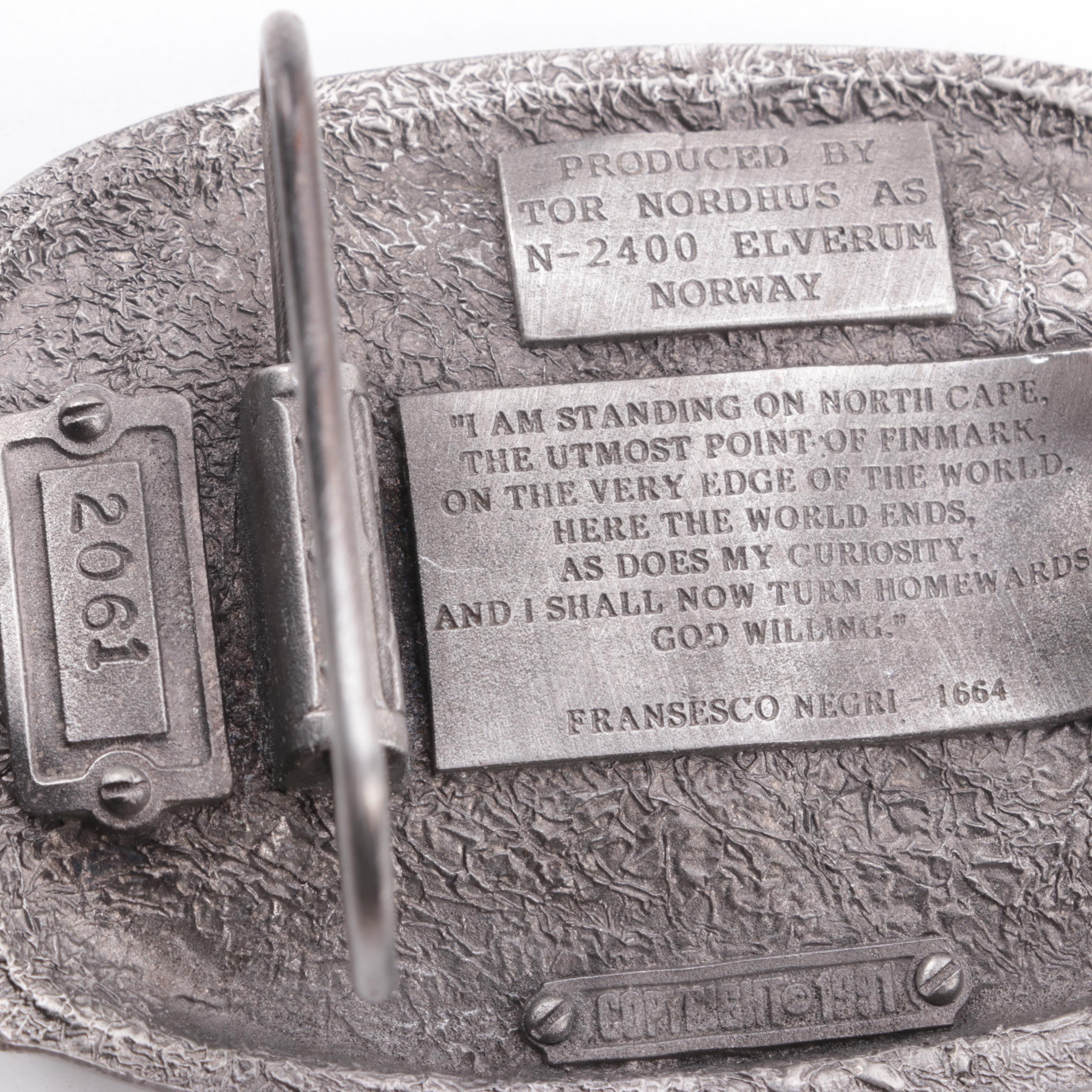 Disney Studio Adventures and Other Metal Belt Buckles, Late 20th Century