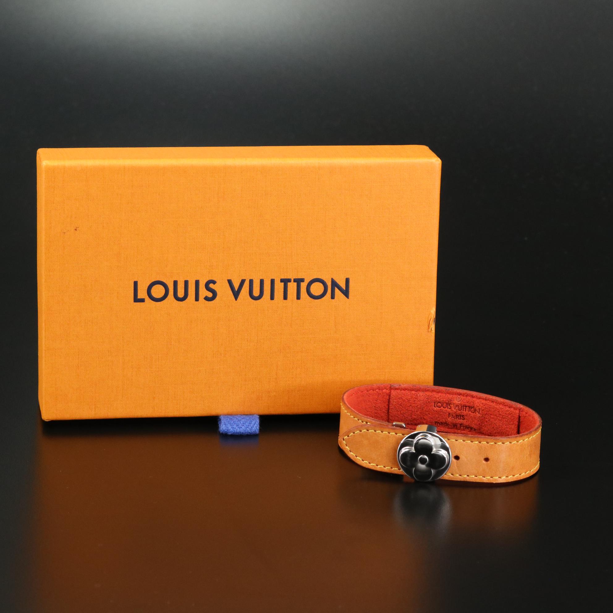 Louis Vuitton Clover Leather Bracelet