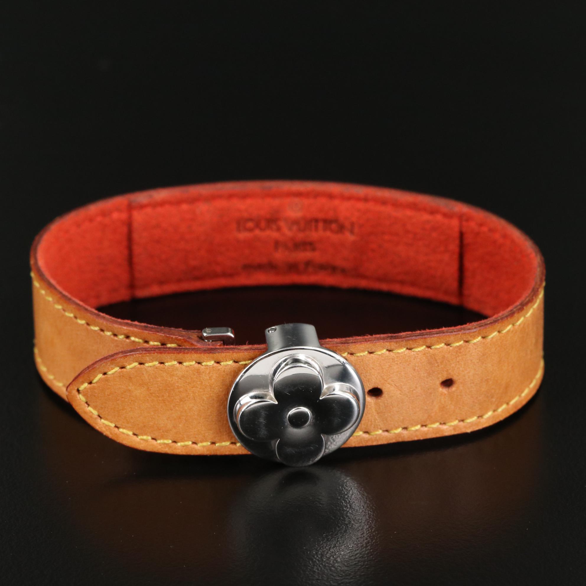 Louis Vuitton Clover Leather Bracelet