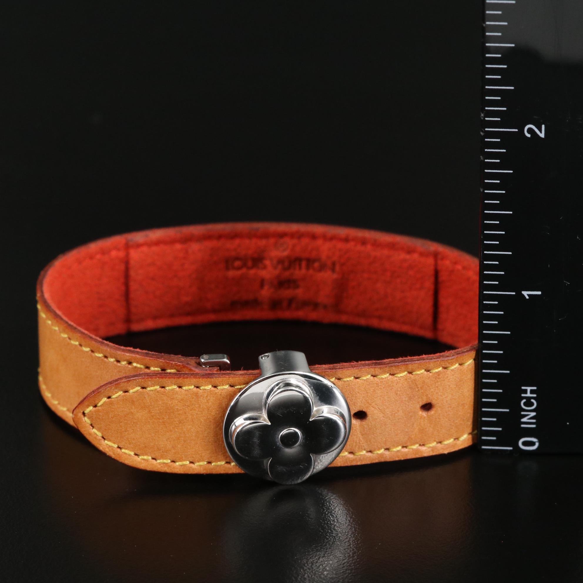 Louis Vuitton Clover Leather Bracelet