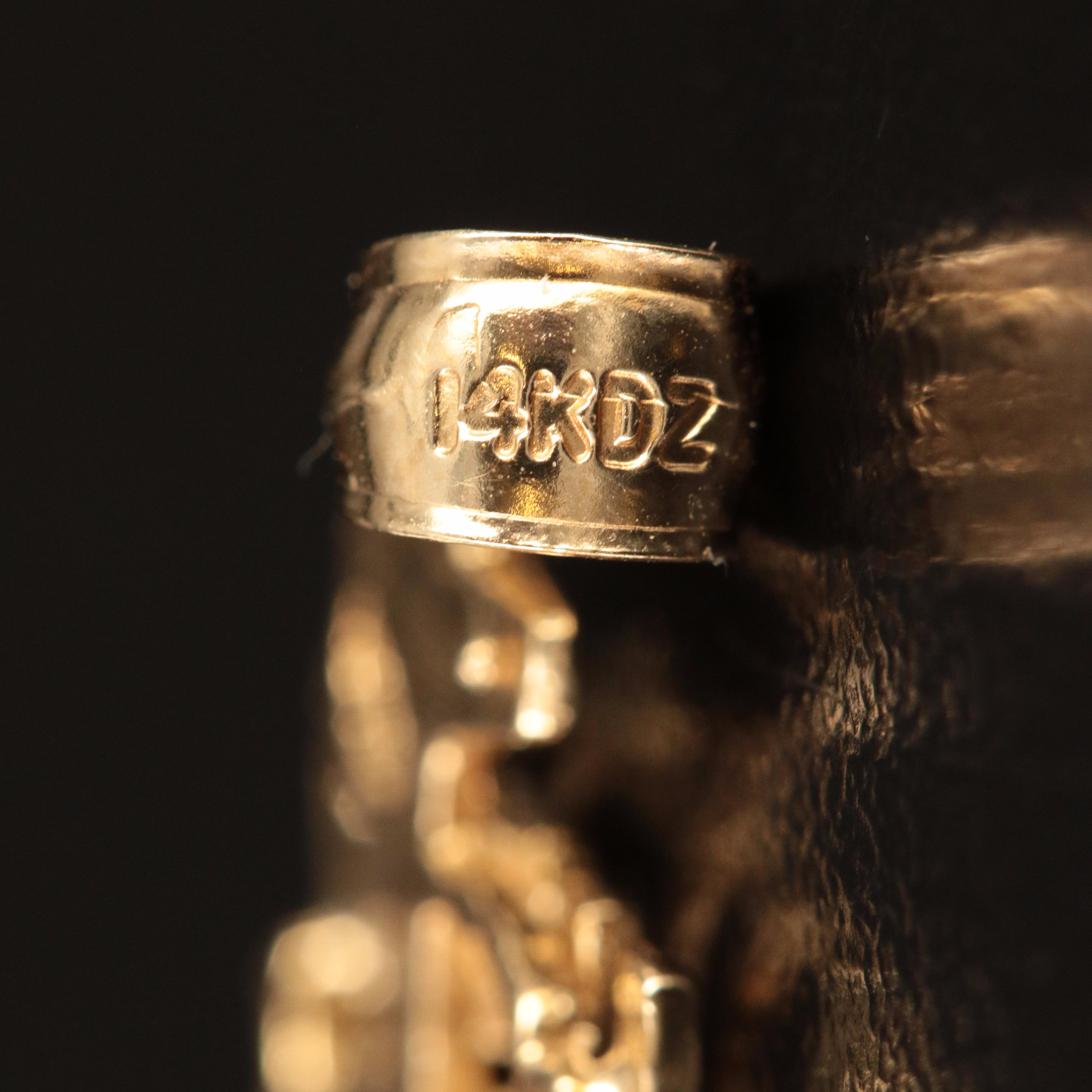 14K U.S. Navy Anchor Pendant