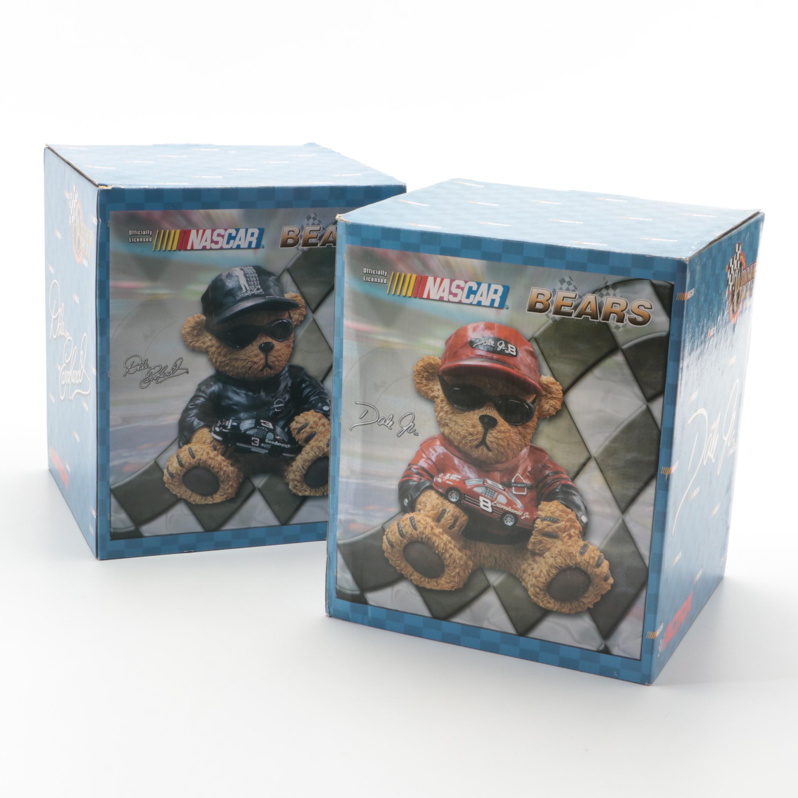 Dale Earnhardt Sr. and Dale Earnhardt Jr. NASCAR Bears