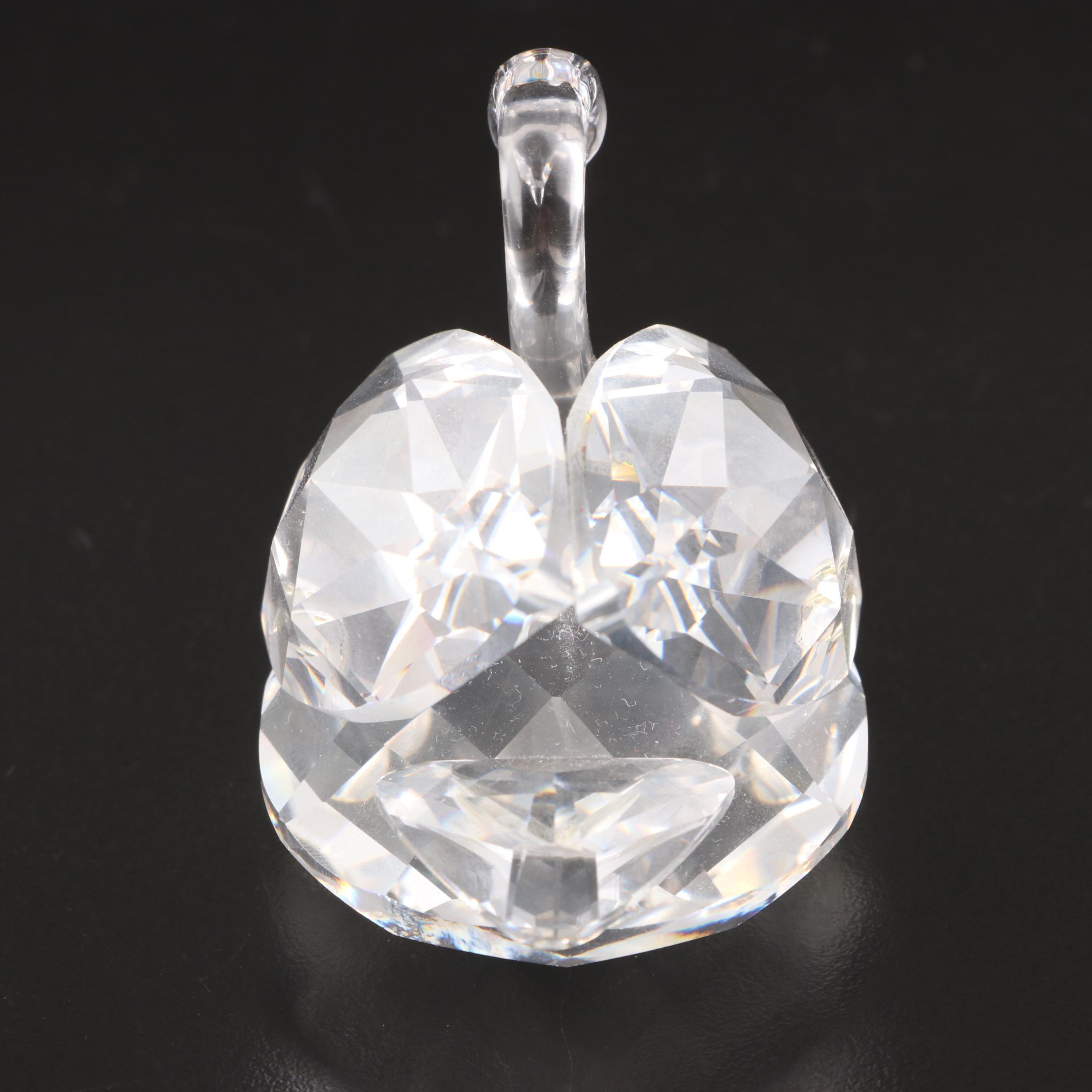 Swarovski Crystal Swan Figurines