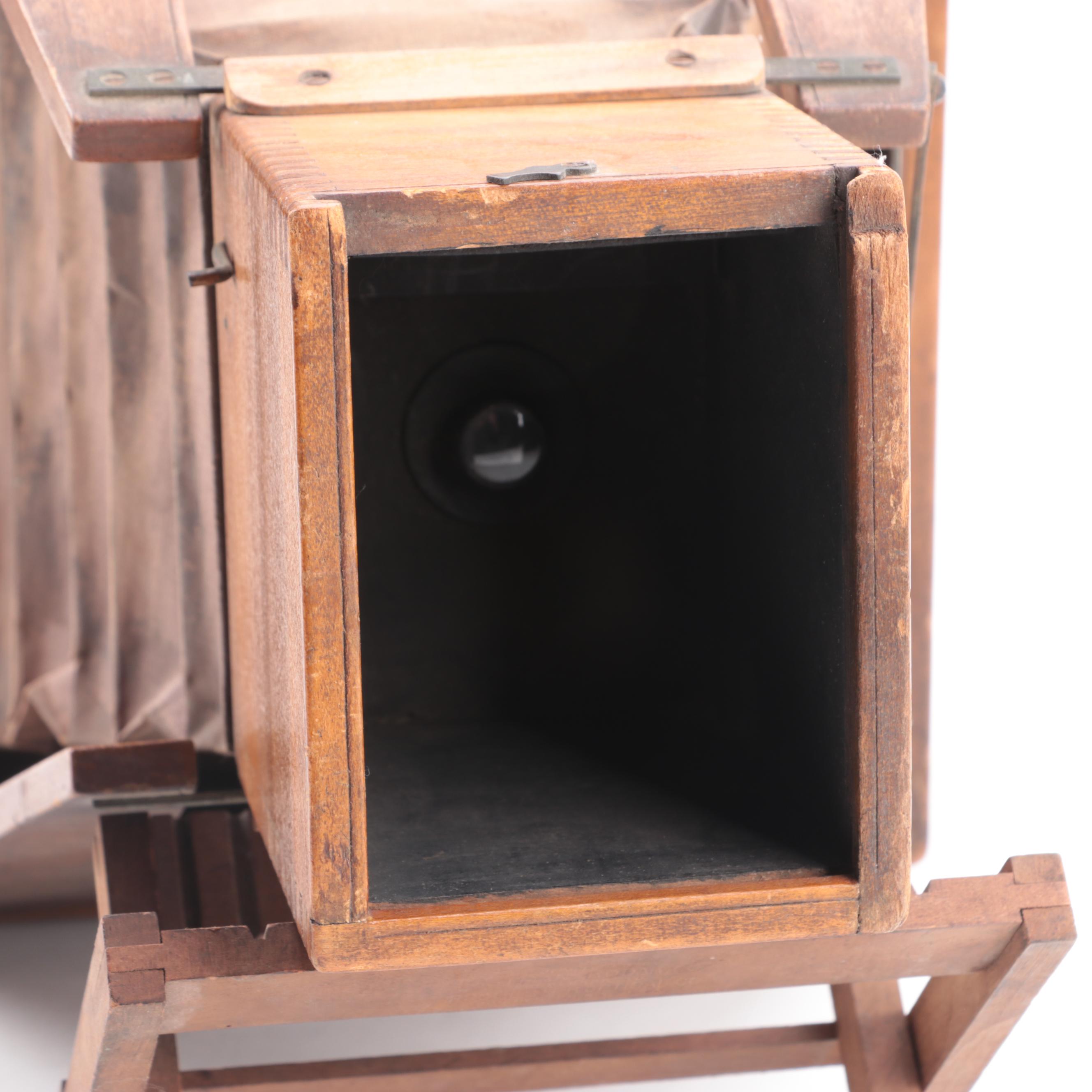 Antique Large Format Wood Field View Camera