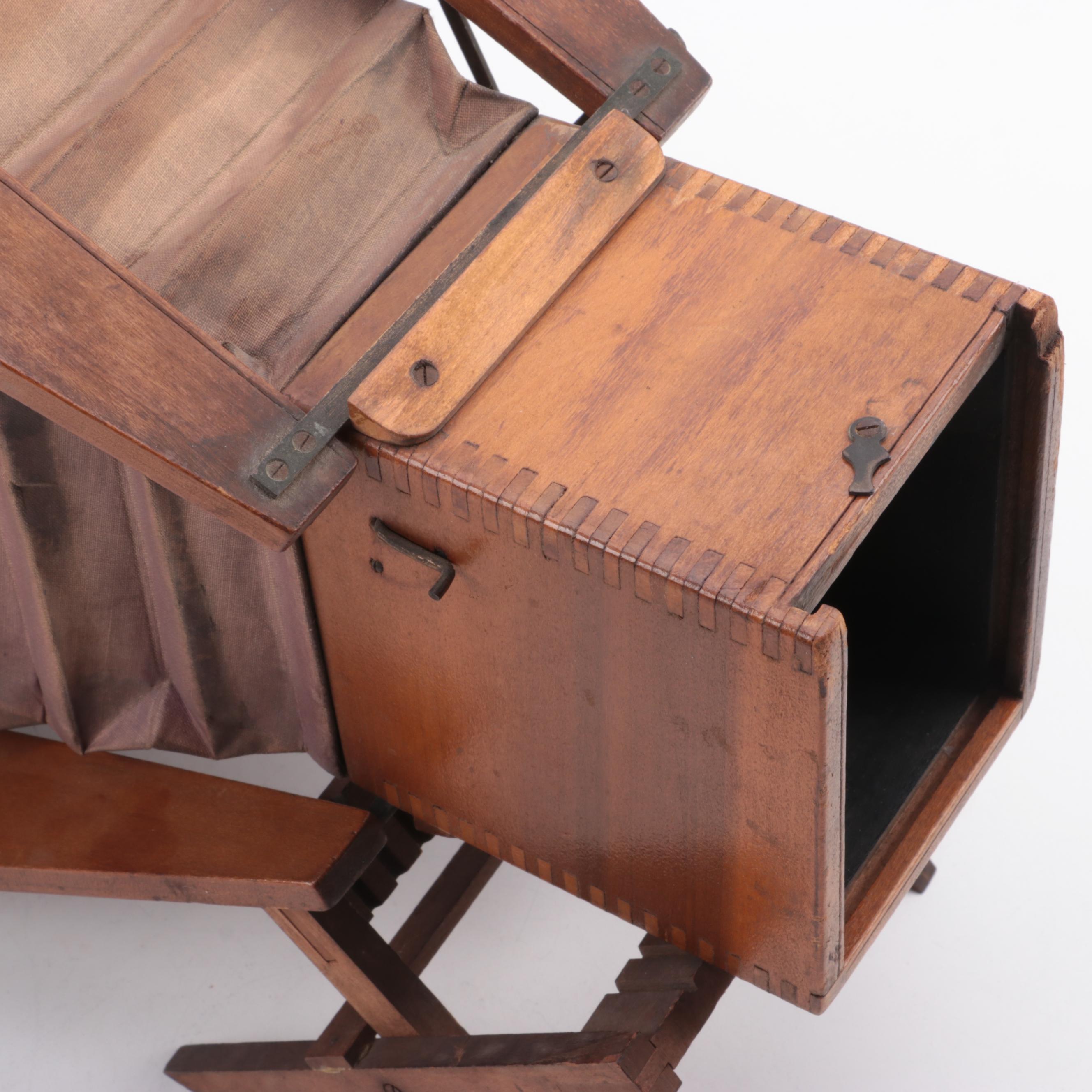 Antique Large Format Wood Field View Camera