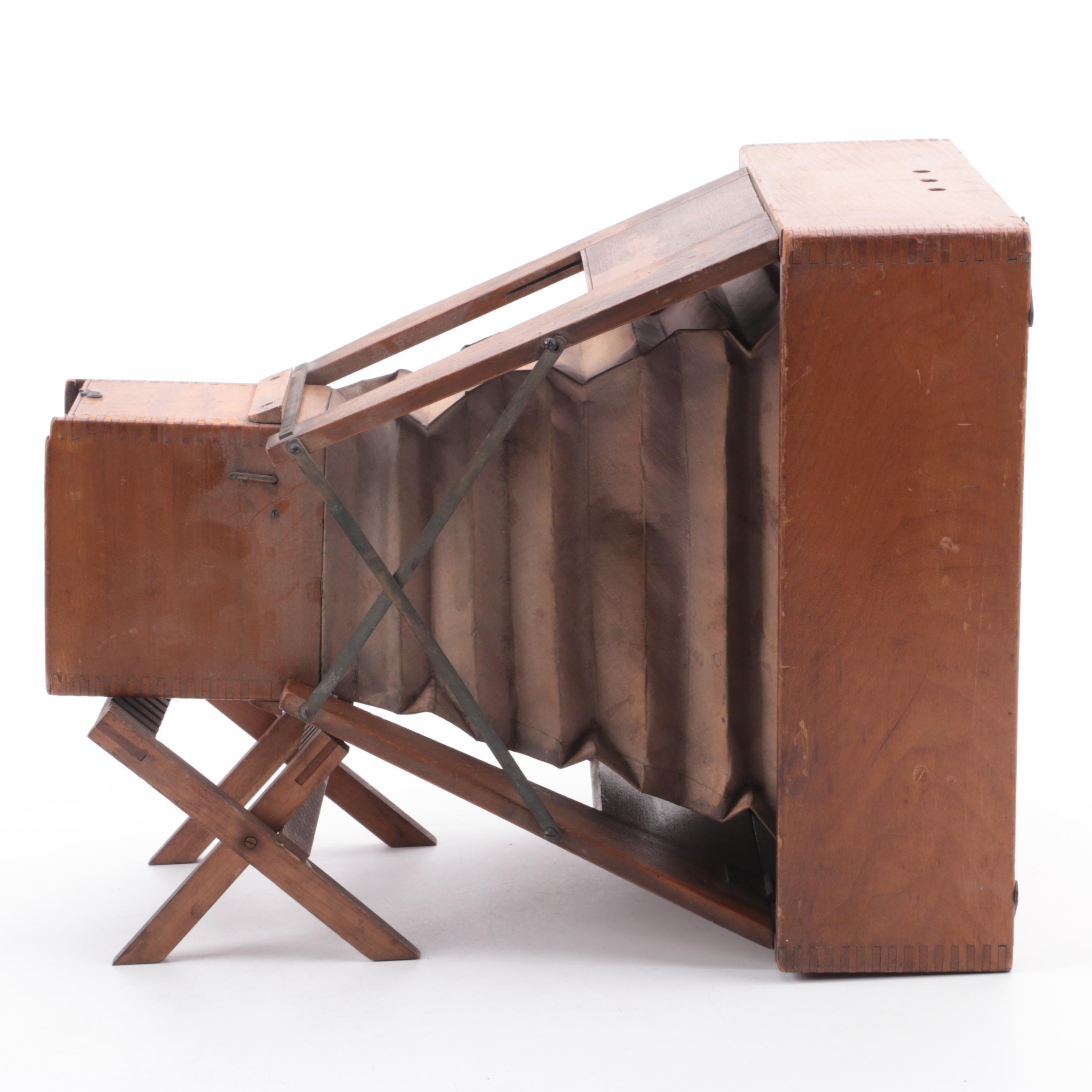 Antique Large Format Wood Field View Camera