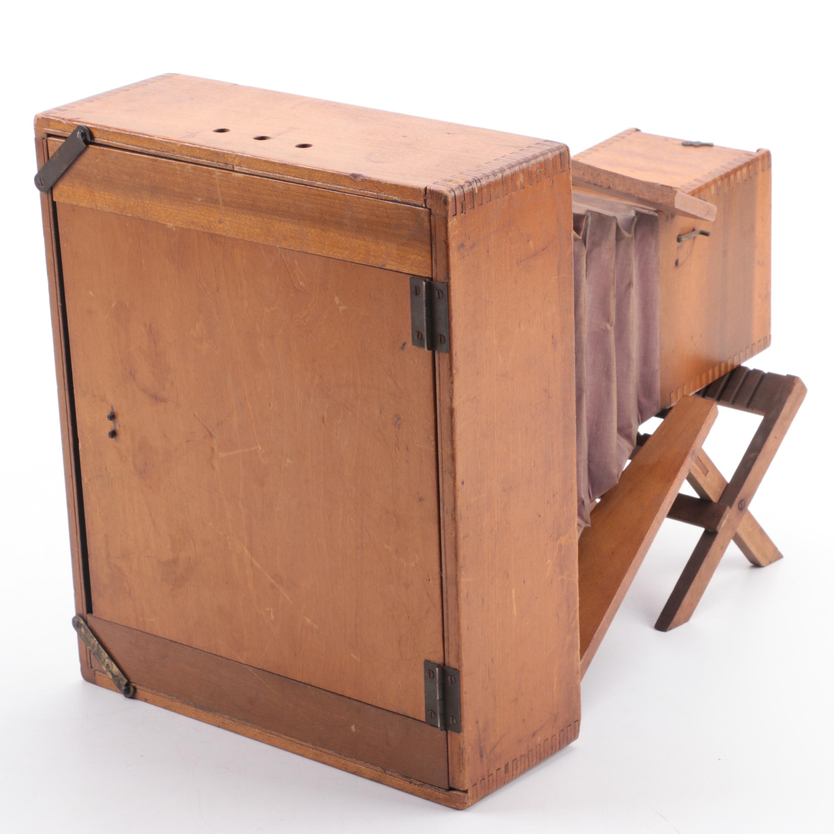 Antique Large Format Wood Field View Camera