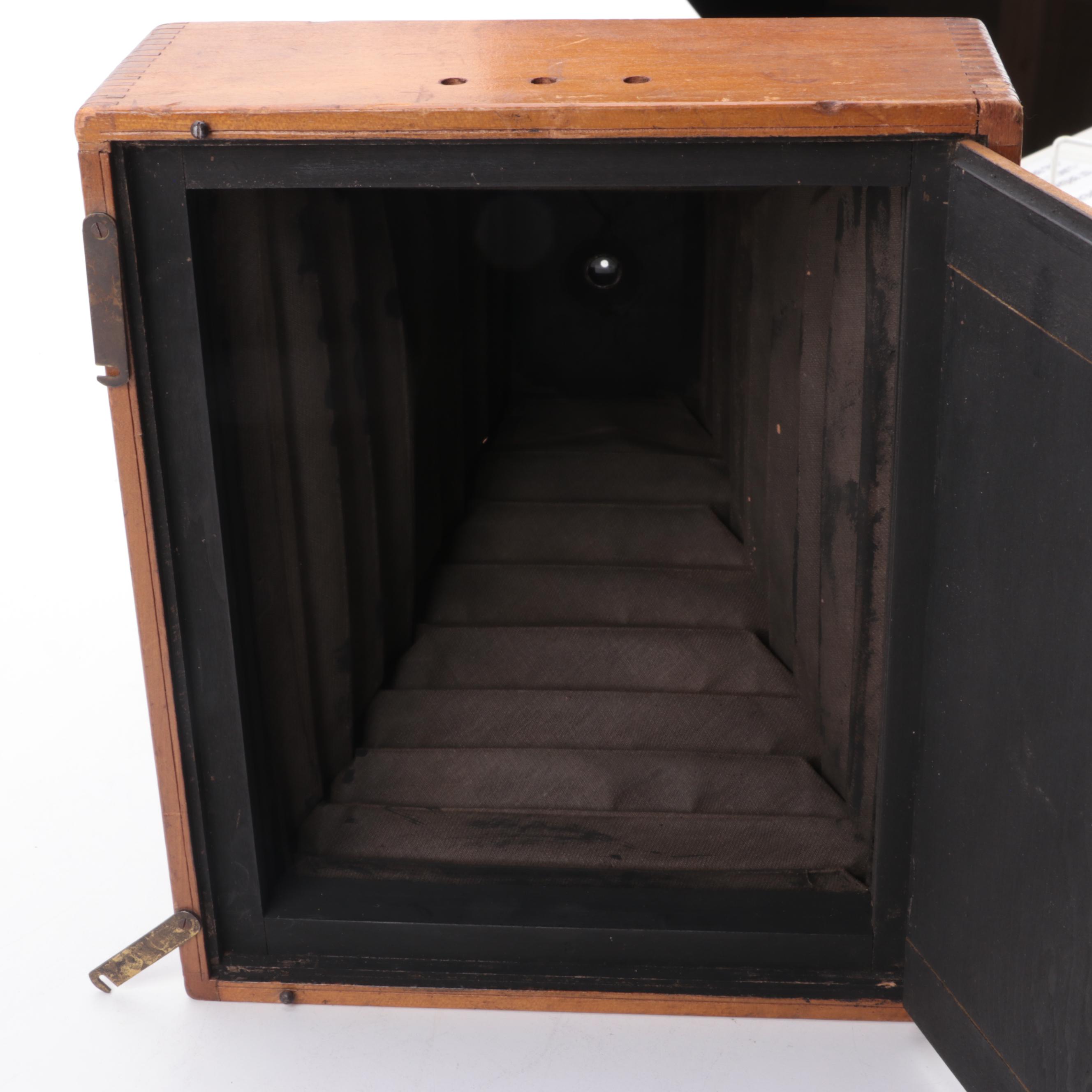 Antique Large Format Wood Field View Camera