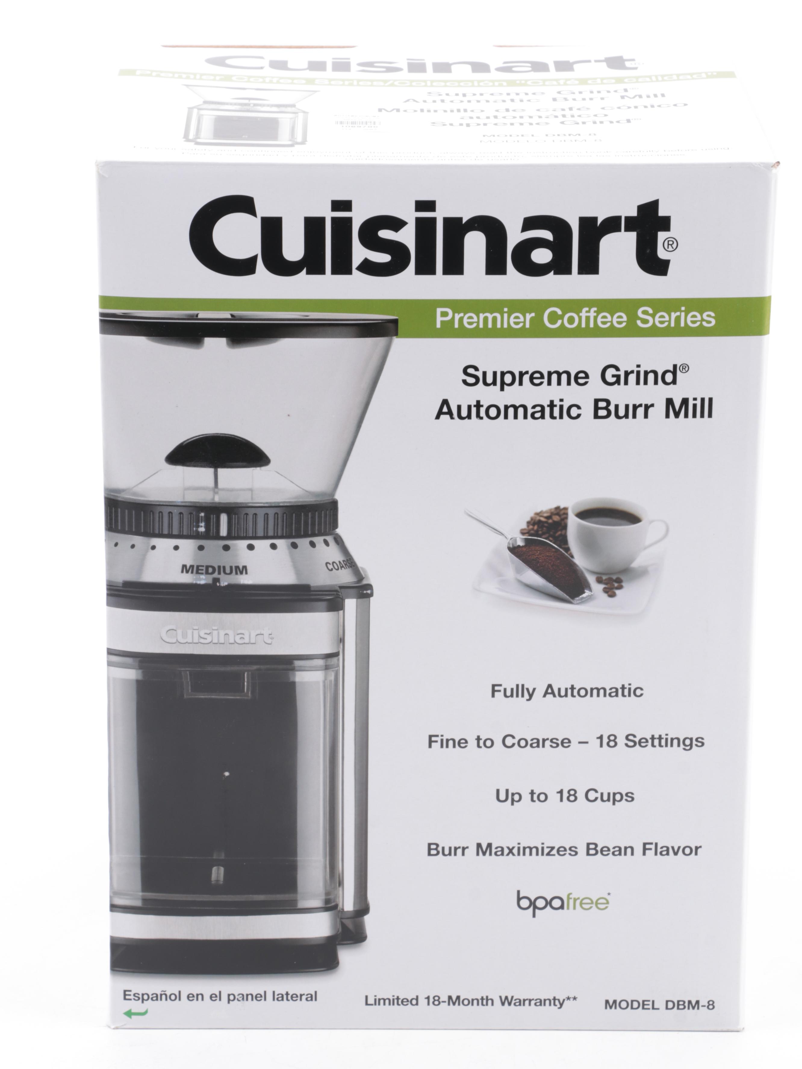 Cuisinart Supreme Grind Automatic Burr Mill with Laurel Burch Coffee Mug