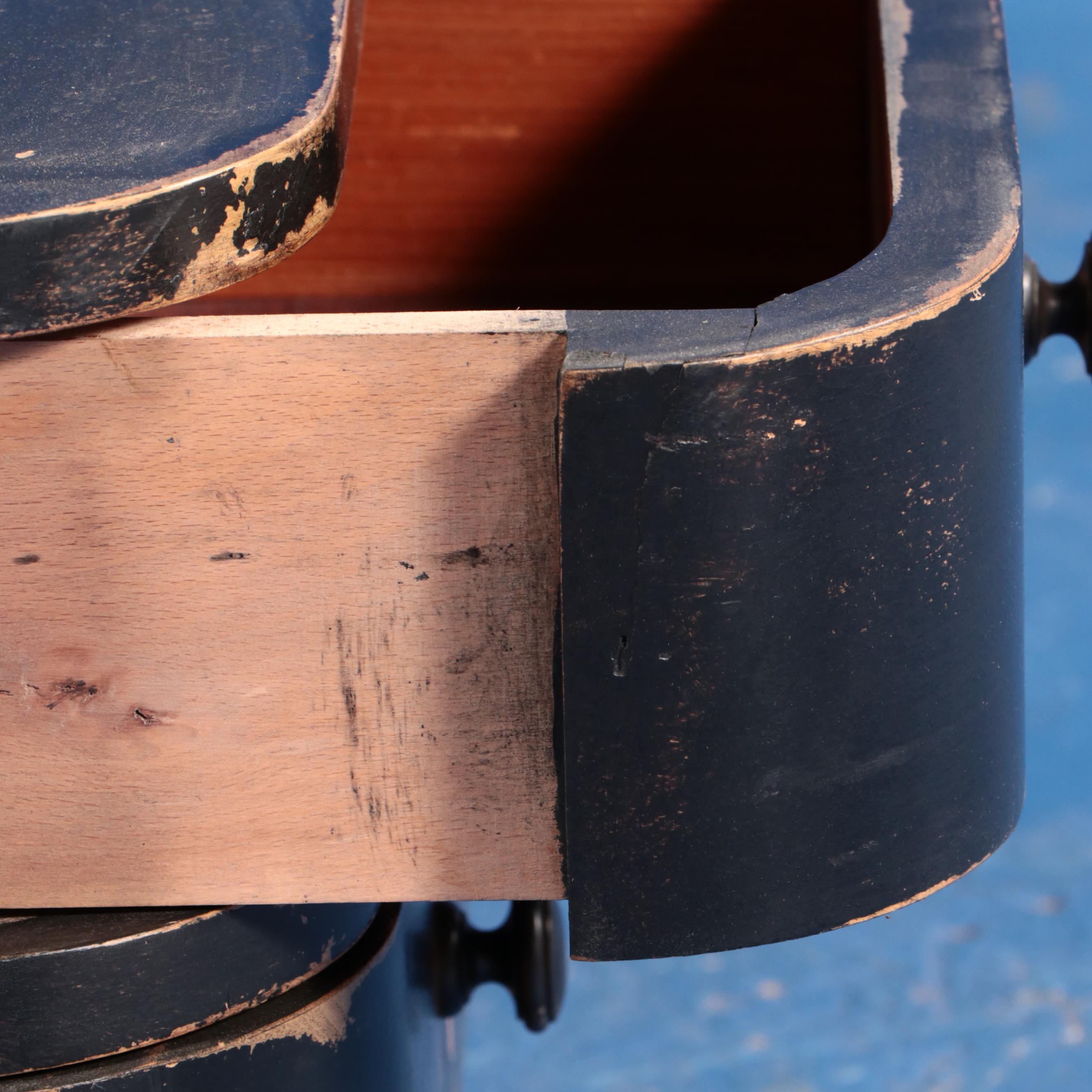 Art Deco Ebonized Wood Vanity Table, 1930s