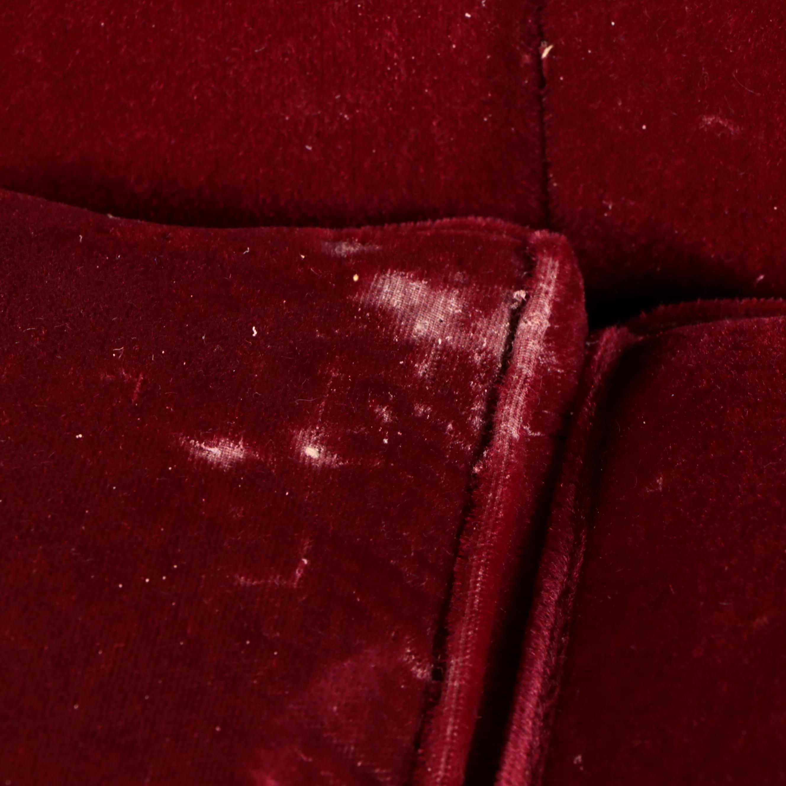 Hausske-Harlen Art Deco Style Upholstered Sofa and Armchair, 1950s