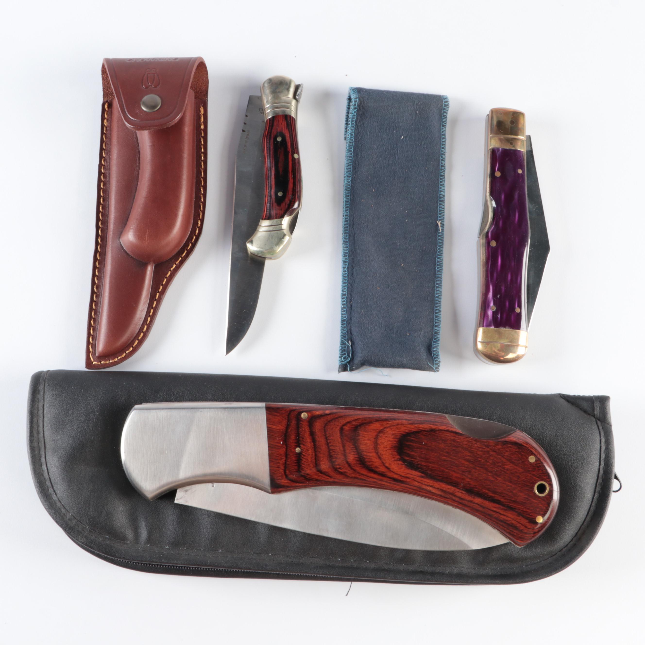 Jaguar, Crowning with Other Wooden and Acrylic Handled Folding Knives