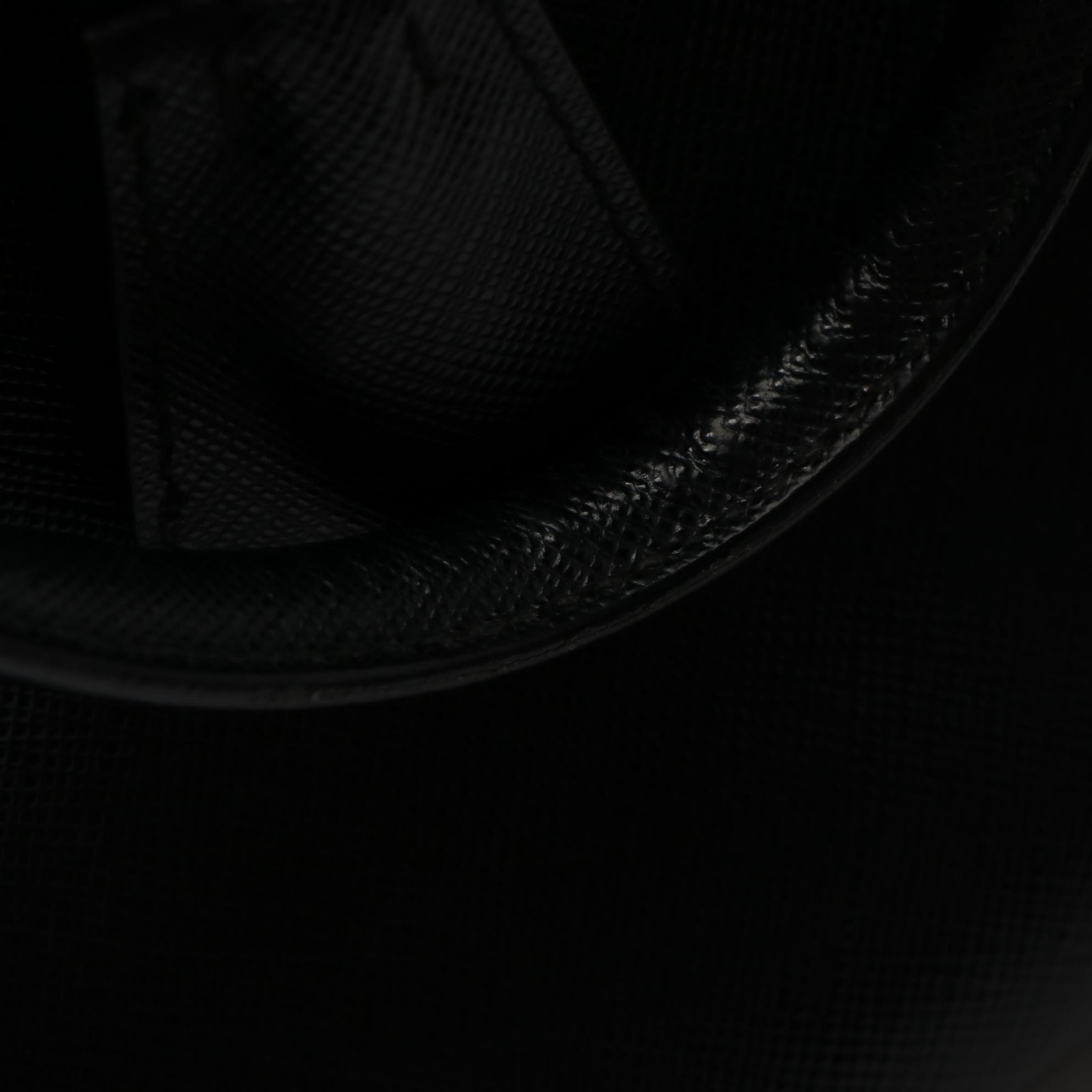 Prada Promenade Dome Bag in Saffiano Lux Leather