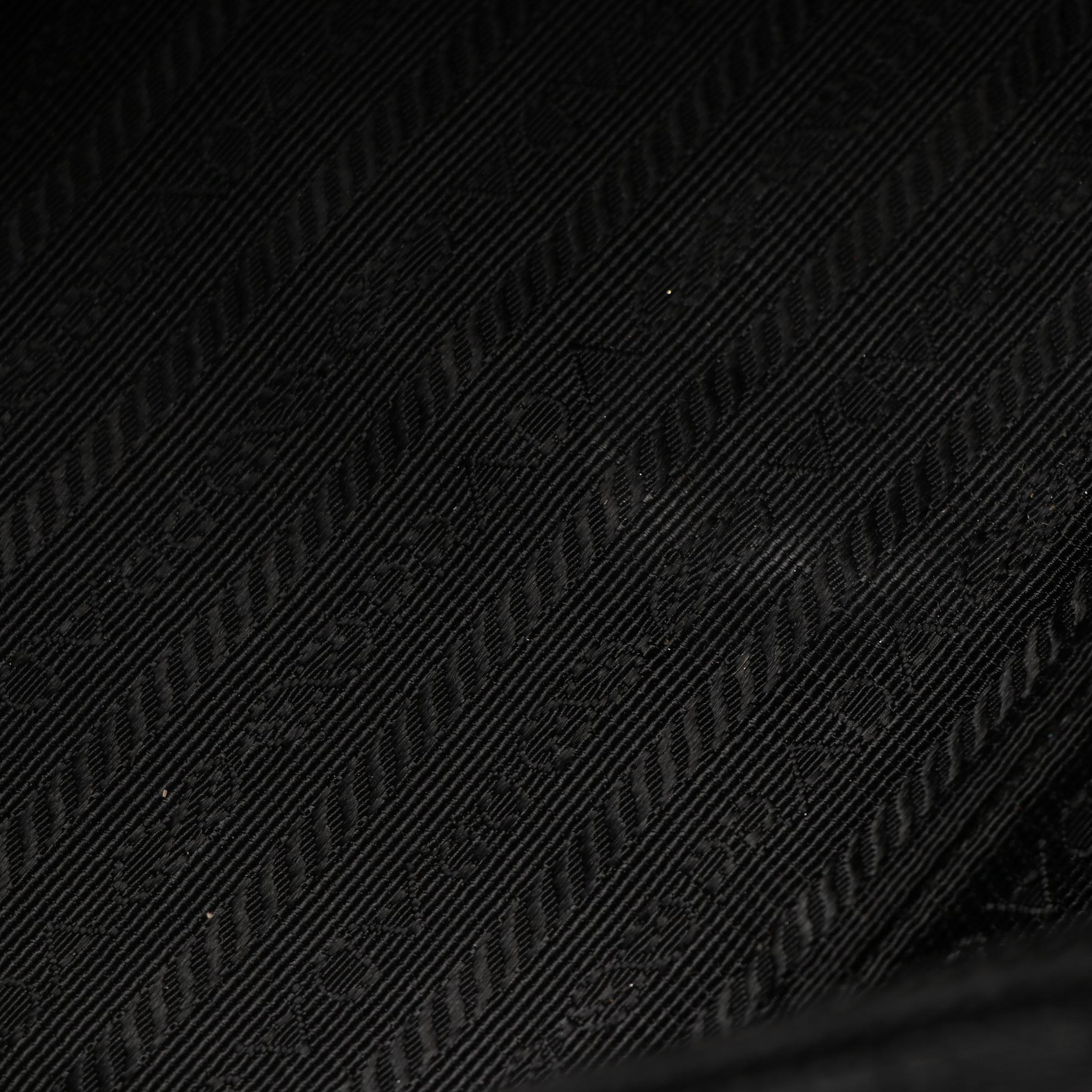 Prada Promenade Dome Bag in Saffiano Lux Leather