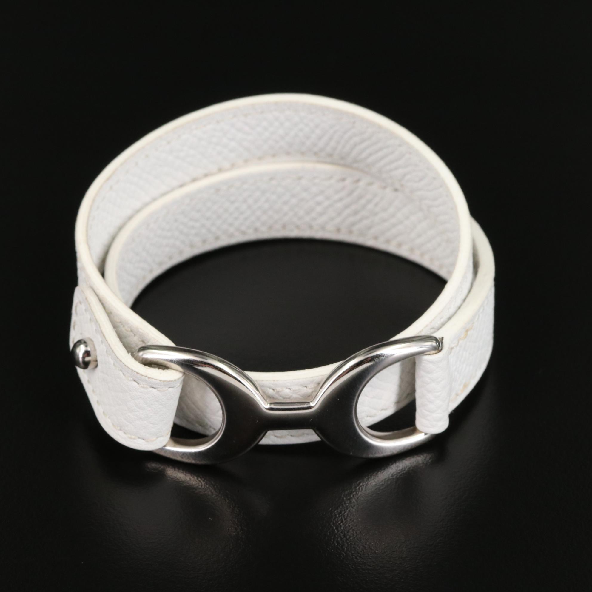 Hermès Leather Wrap Bracelet with Box