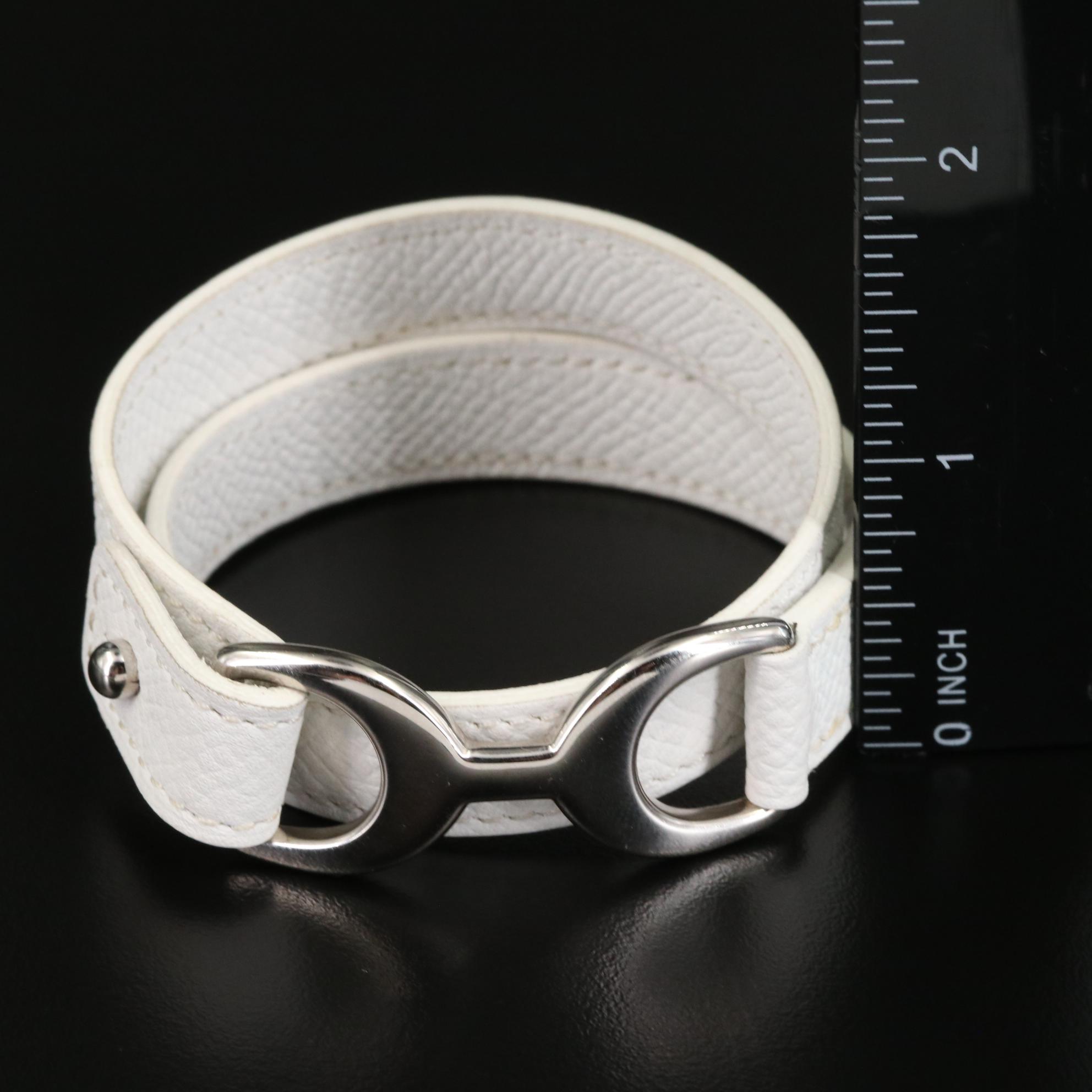 Hermès Leather Wrap Bracelet with Box