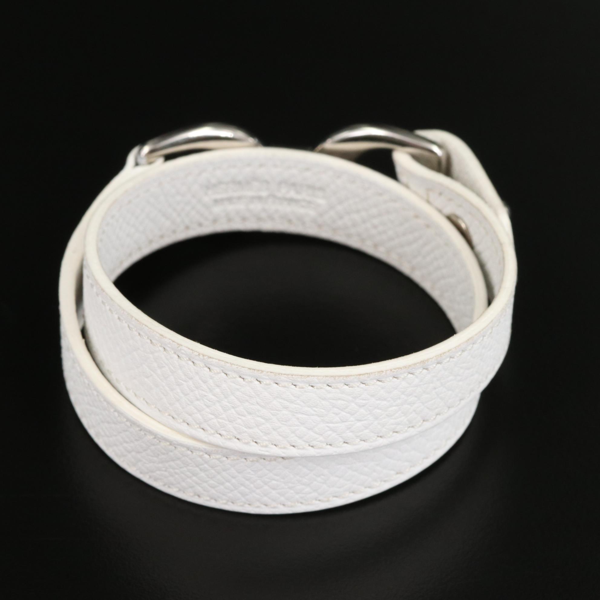 Hermès Leather Wrap Bracelet with Box