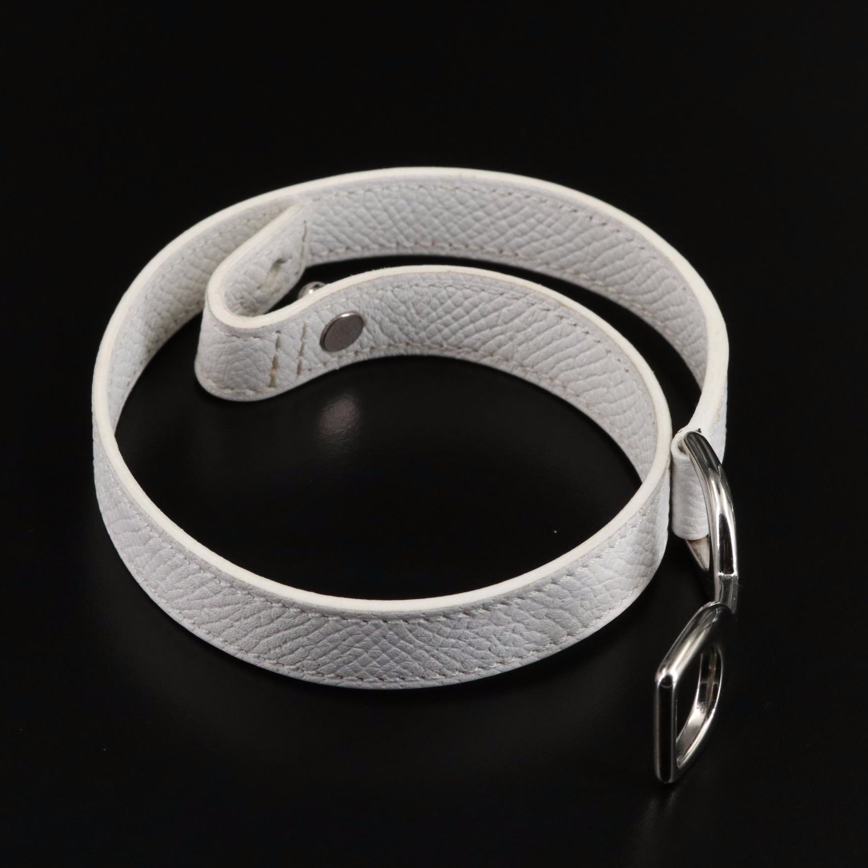 Hermès Leather Wrap Bracelet with Box