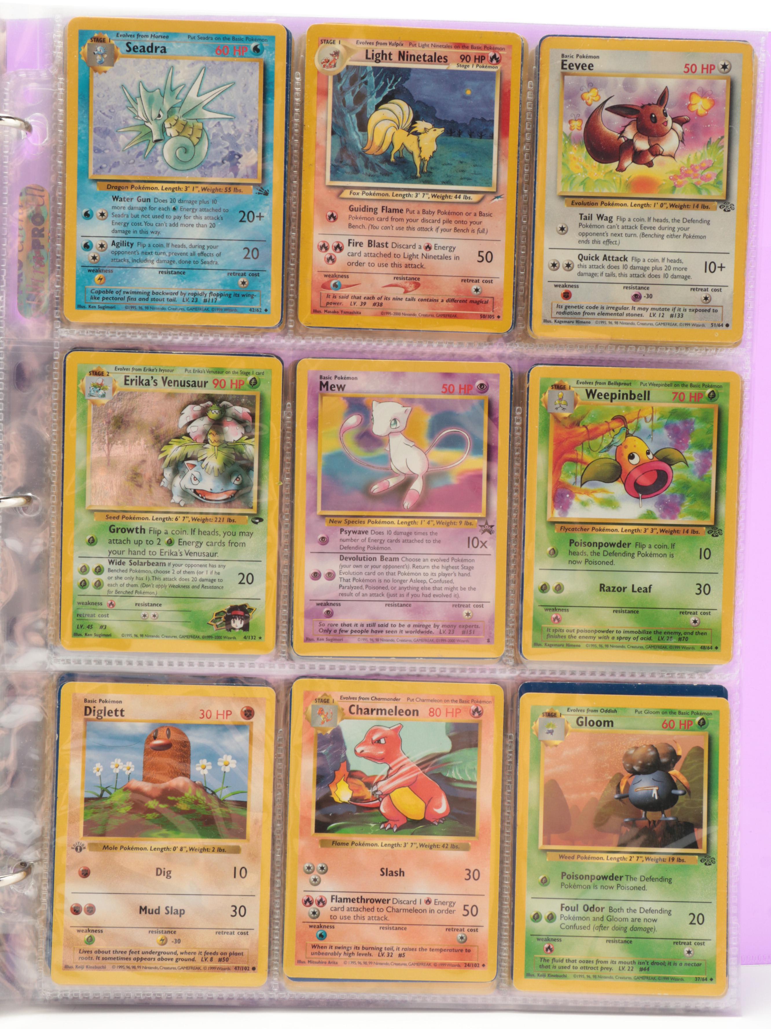 Base Set with More Pokémon Cards Featuring Holo Nidoqueen and More, 1990s–2010s