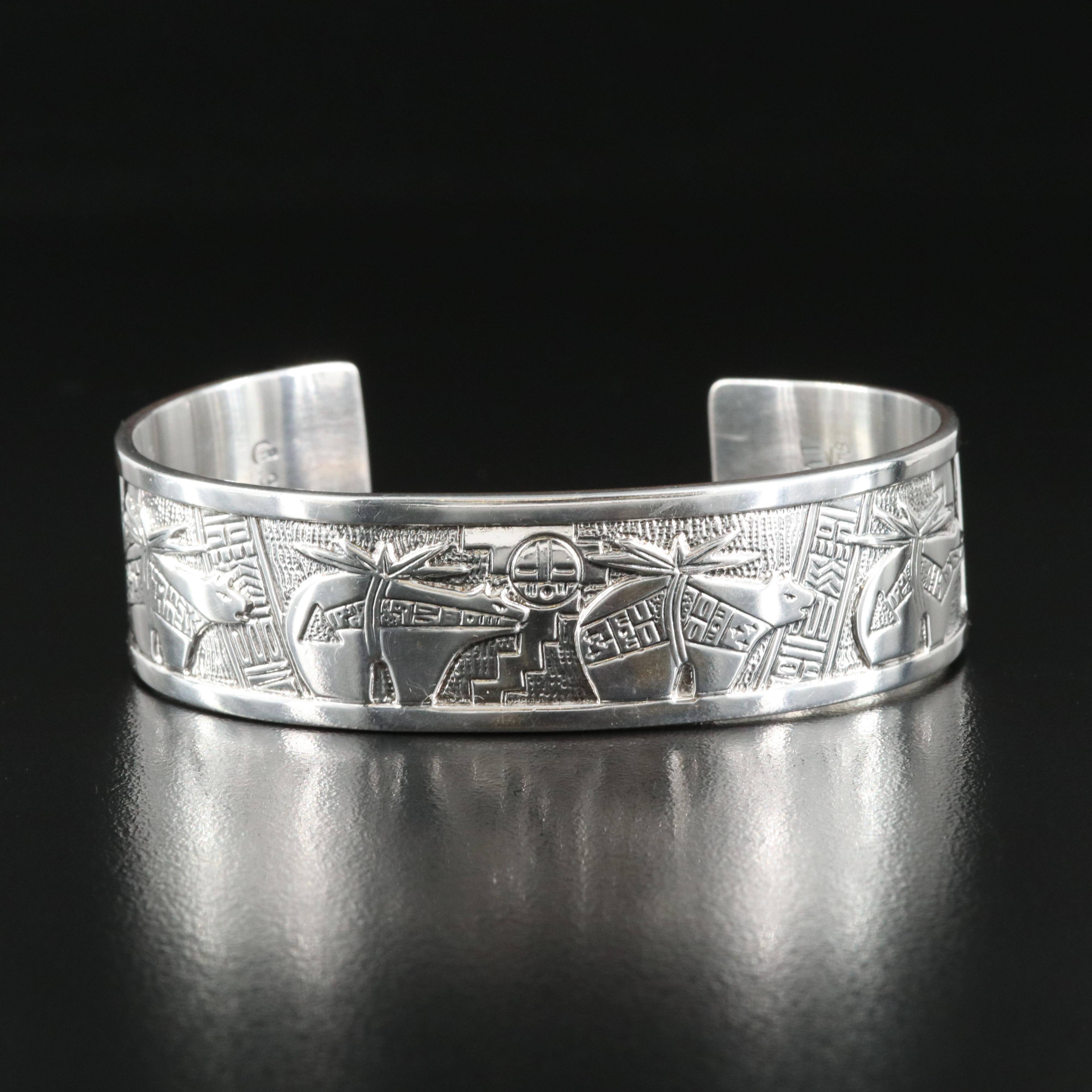 Rodrick and Marilyn Tenorio, Kewa for Relios Fetish Bear Sterling Cuff